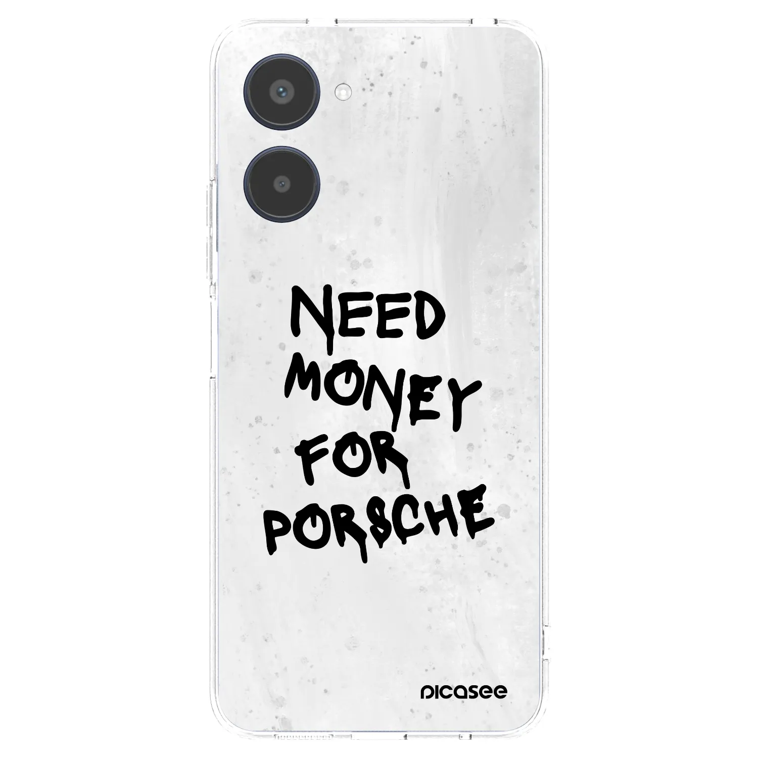 Picasee silikonska prozirna maskica za Realme 10 4G - White Dollar
