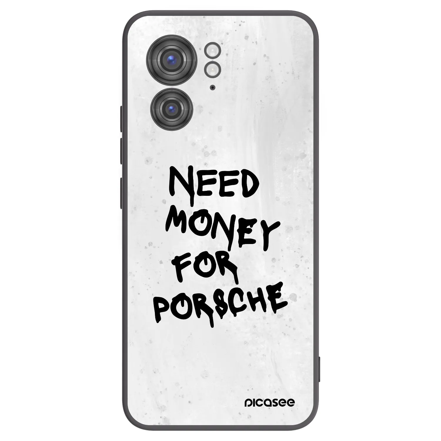 Picasee crna silikonska maskica za Motorola Edge 40 - White Dollar