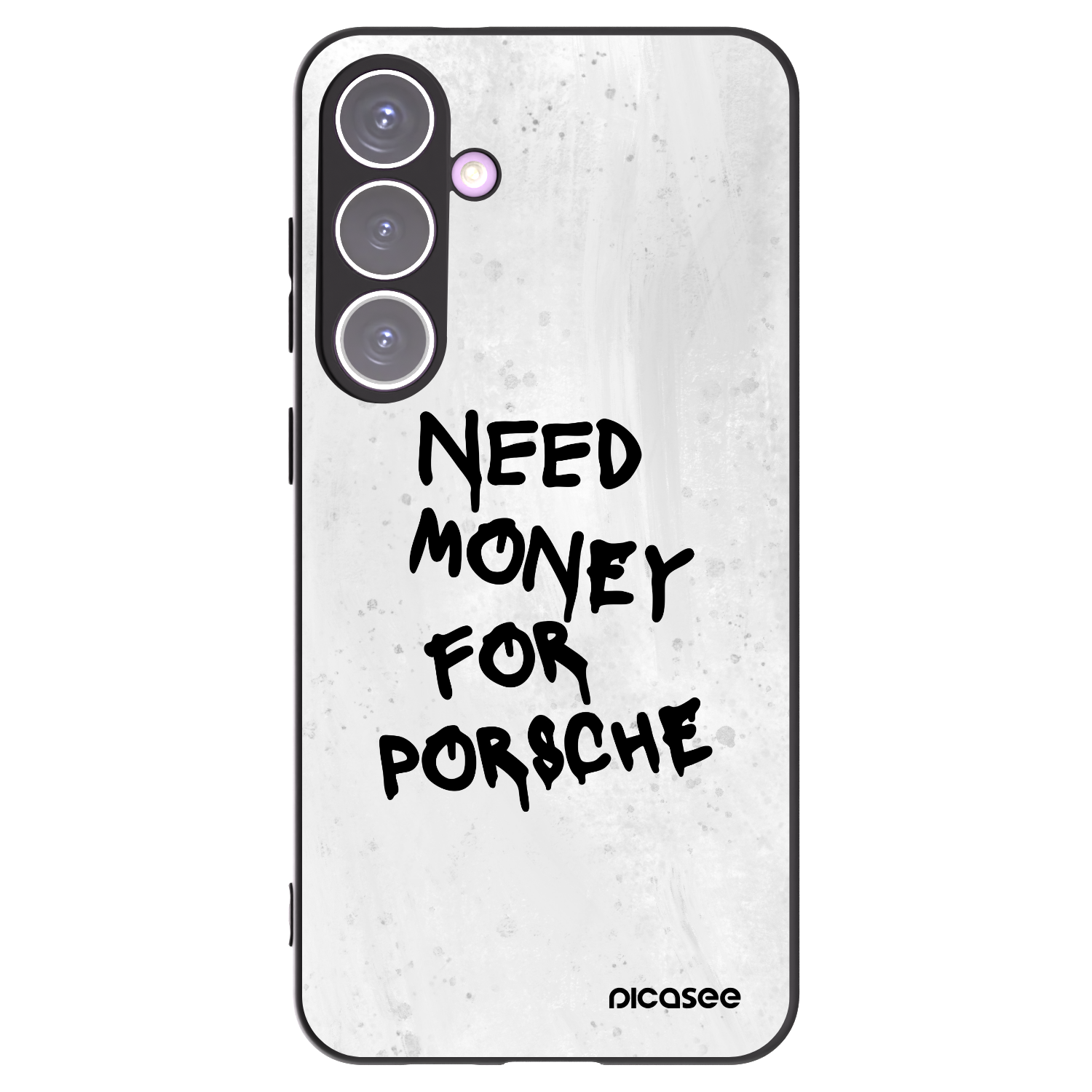 Picasee crna silikonska maskica za Samsung Galaxy S24+ S926B 5G - White Dollar