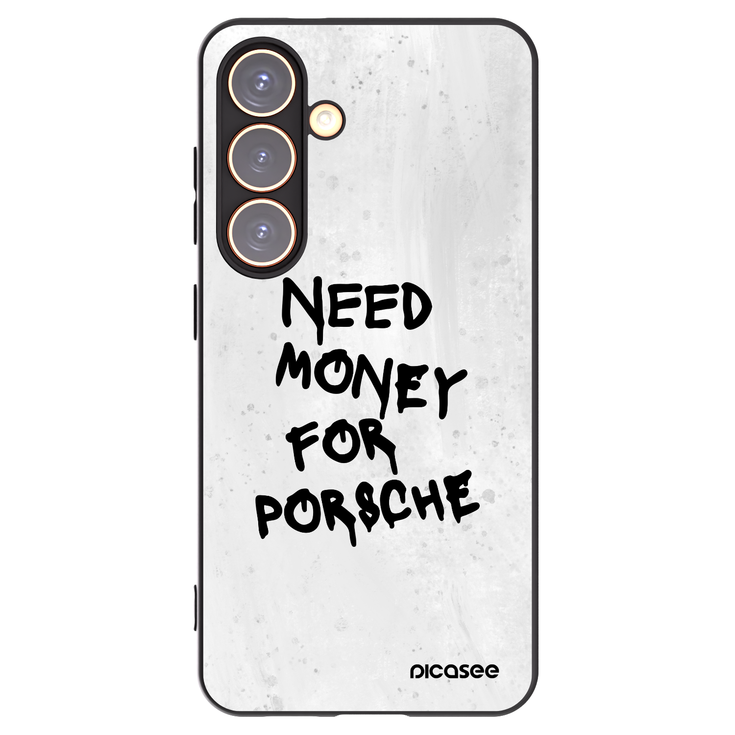 Picasee crna silikonska maskica za Samsung Galaxy S24 S921B 5G - White Dollar