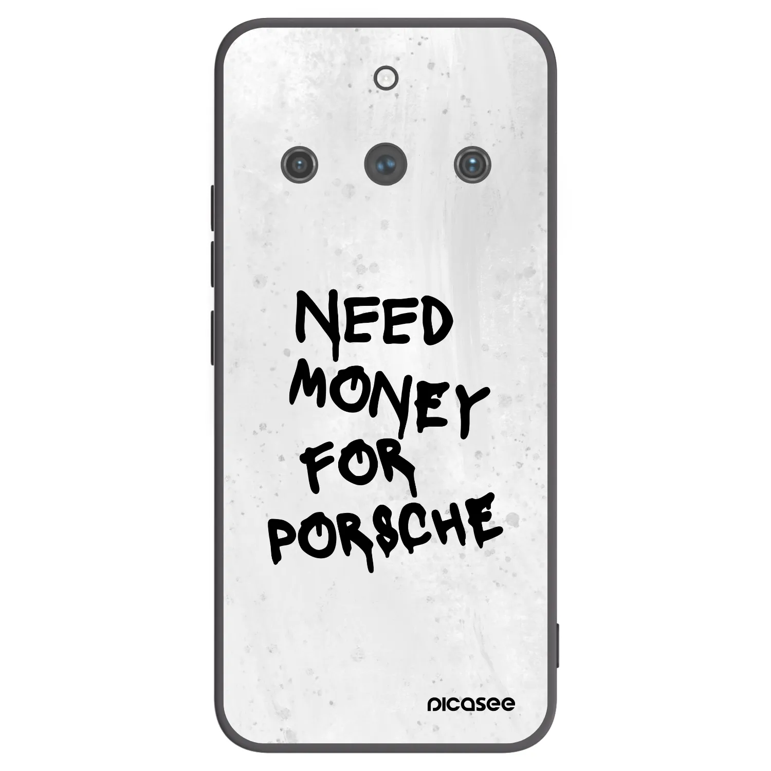 Picasee crna silikonska maskica za Realme 11 Pro+ - White Dollar