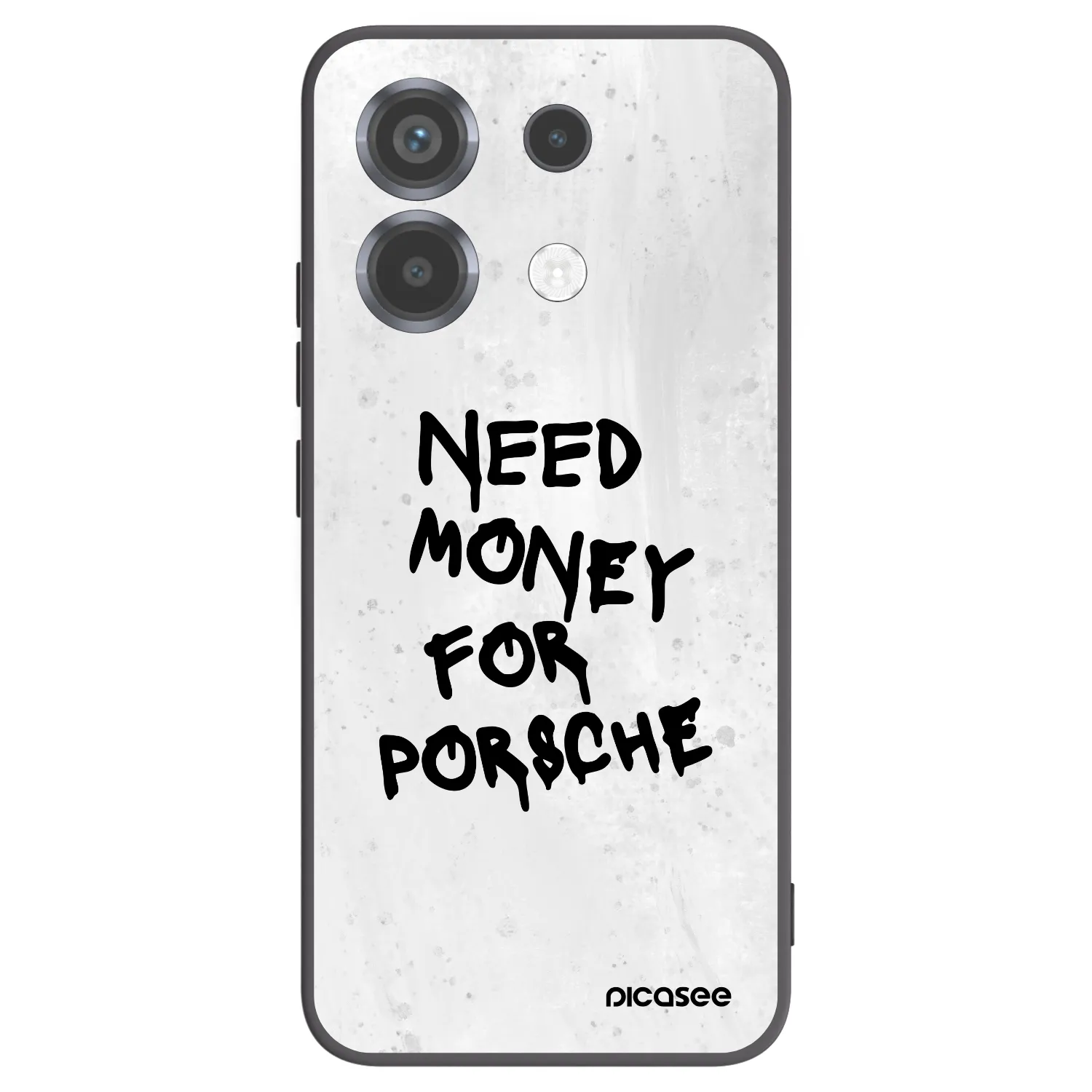 Picasee crna silikonska maskica za Xiaomi Poco X6 - White Dollar