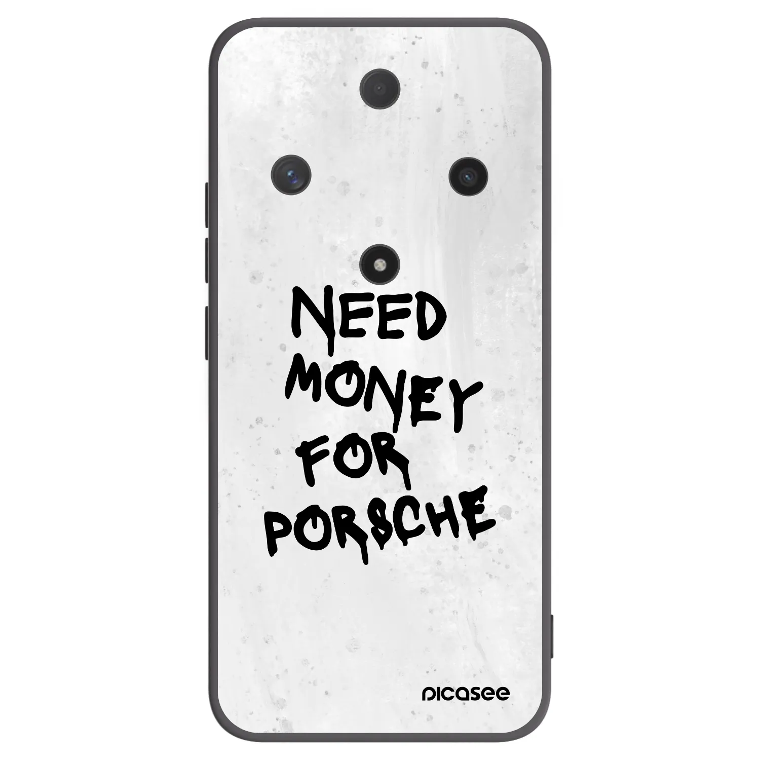 Picasee crna silikonska maskica za Honor Magic6 Lite 5G - White Dollar
