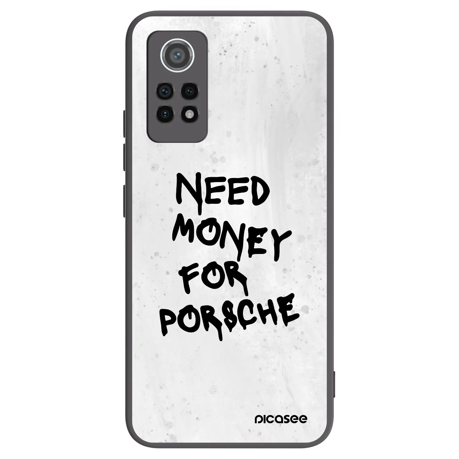 Picasee crna silikonska maskica za Xiaomi Redmi Note 12 Pro 4G - White Dollar