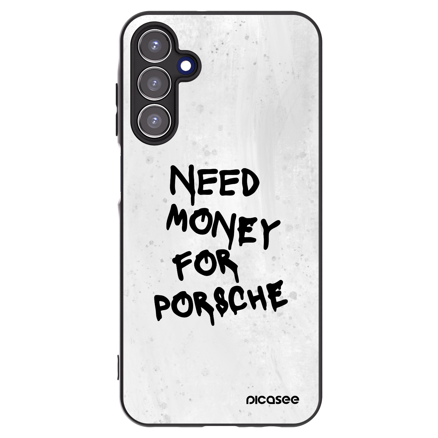 Picasee crna silikonska maskica za Samsung Galaxy A15 A155F 4G - White Dollar