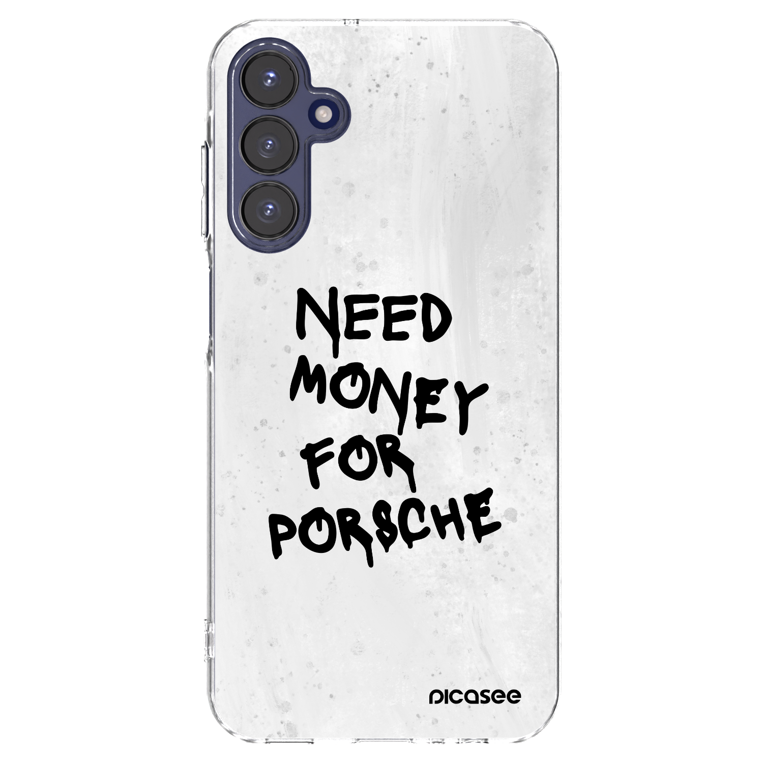 Picasee silikonska prozirna maskica za Samsung Galaxy A15 A155F 4G - White Dollar