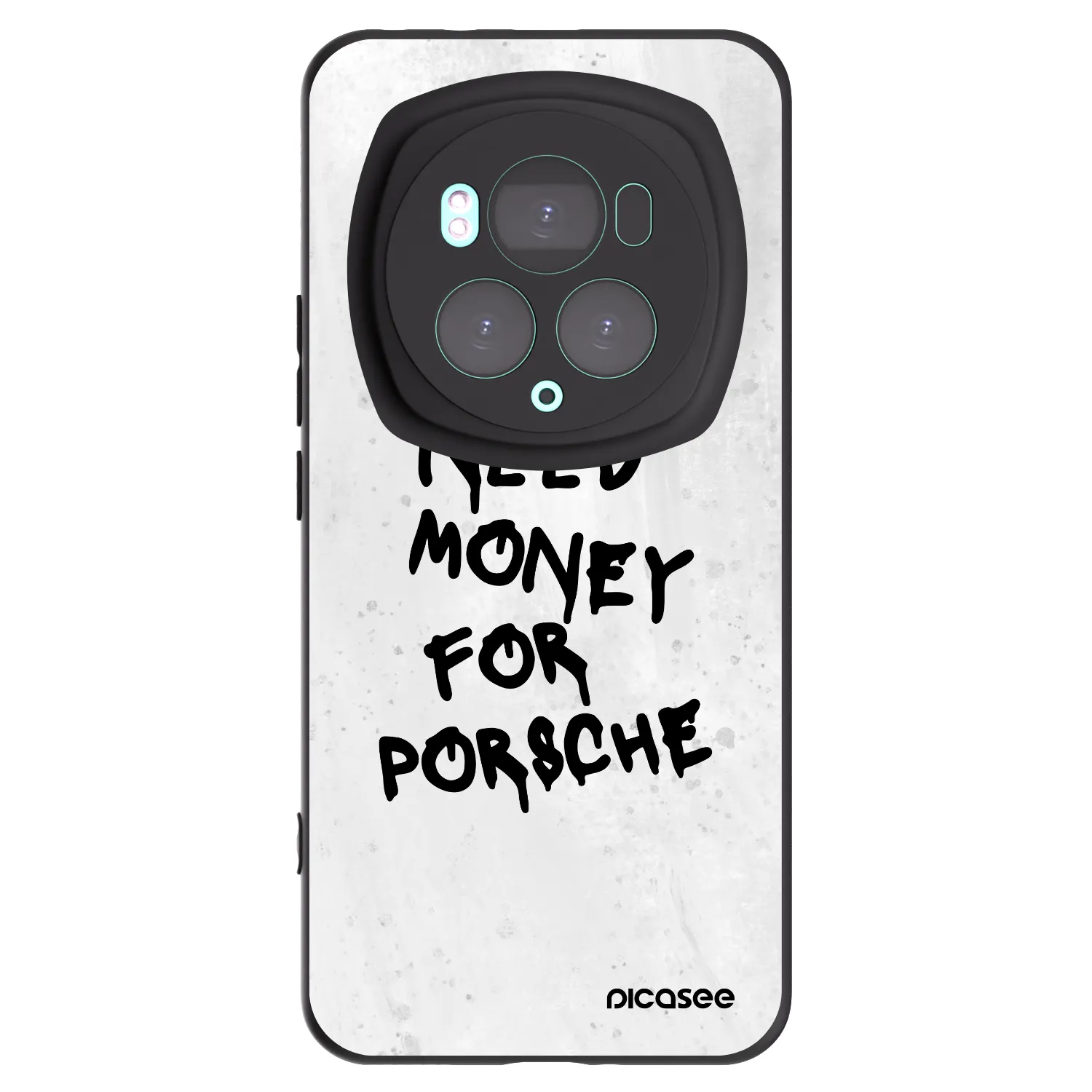 Picasee crna silikonska maskica za Honor Magic6 Pro - White Dollar