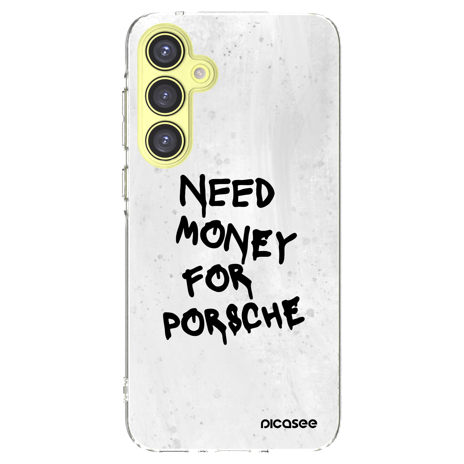 Picasee silikonska prozirna maskica za Samsung Galaxy A35 5G A356B - White Dollar