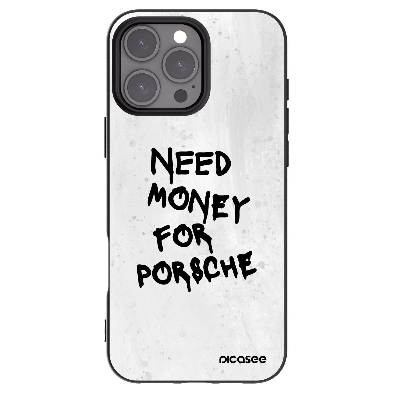 Picasee crna silikonska maskica za Apple iPhone 16 Pro Max - White Dollar