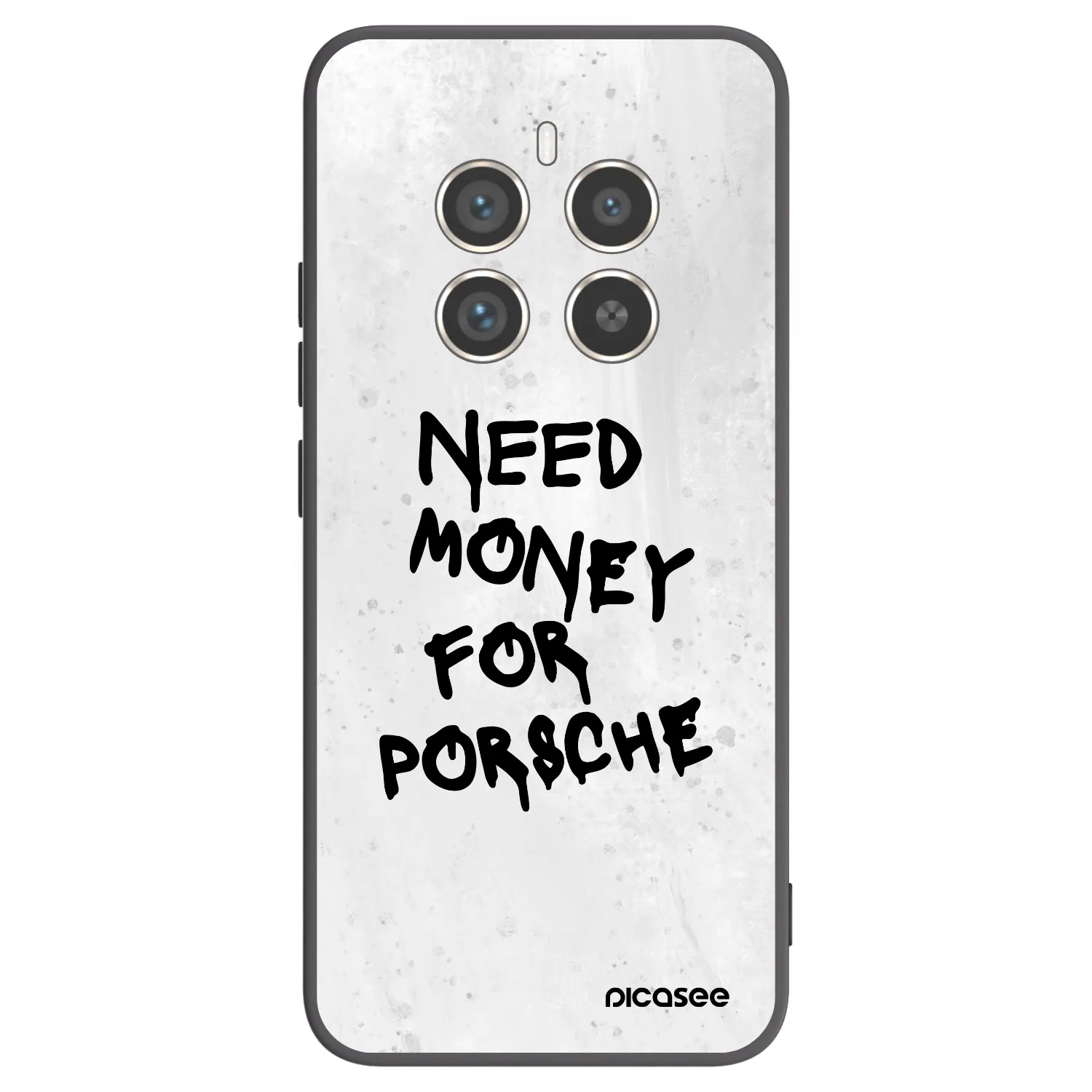 Picasee crna silikonska maskica za Realme 12 Pro 5G - White Dollar