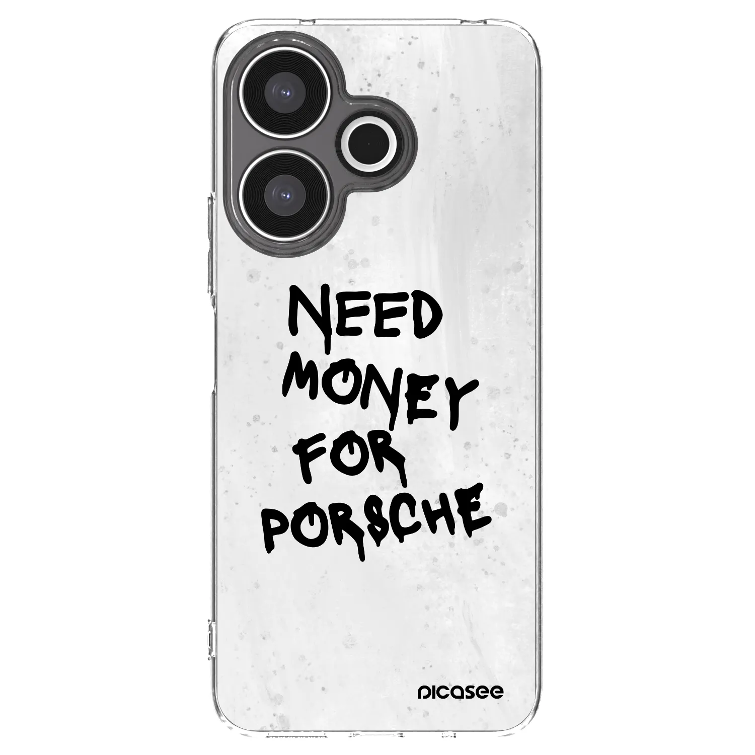 Picasee silikonska prozirna maskica za Xiaomi Redmi 13 4G - White Dollar