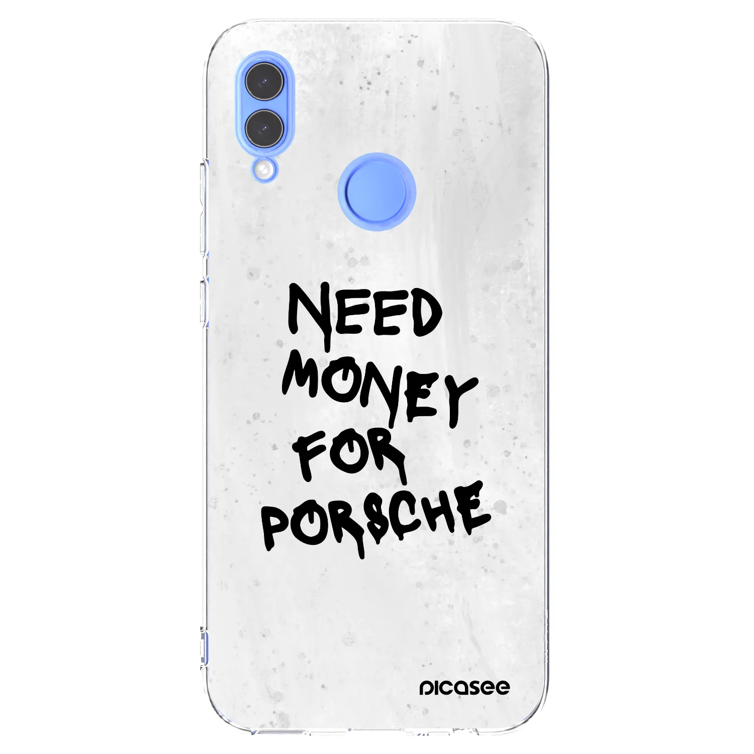 Picasee silikonska prozirna maskica za Honor 10 Lite - White Dollar
