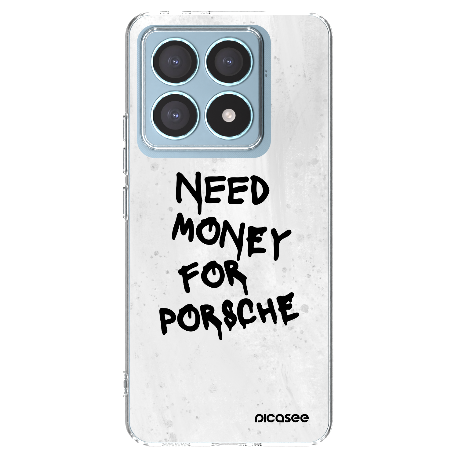Picasee silikonska prozirna maskica za Xiaomi 14T Pro - White Dollar