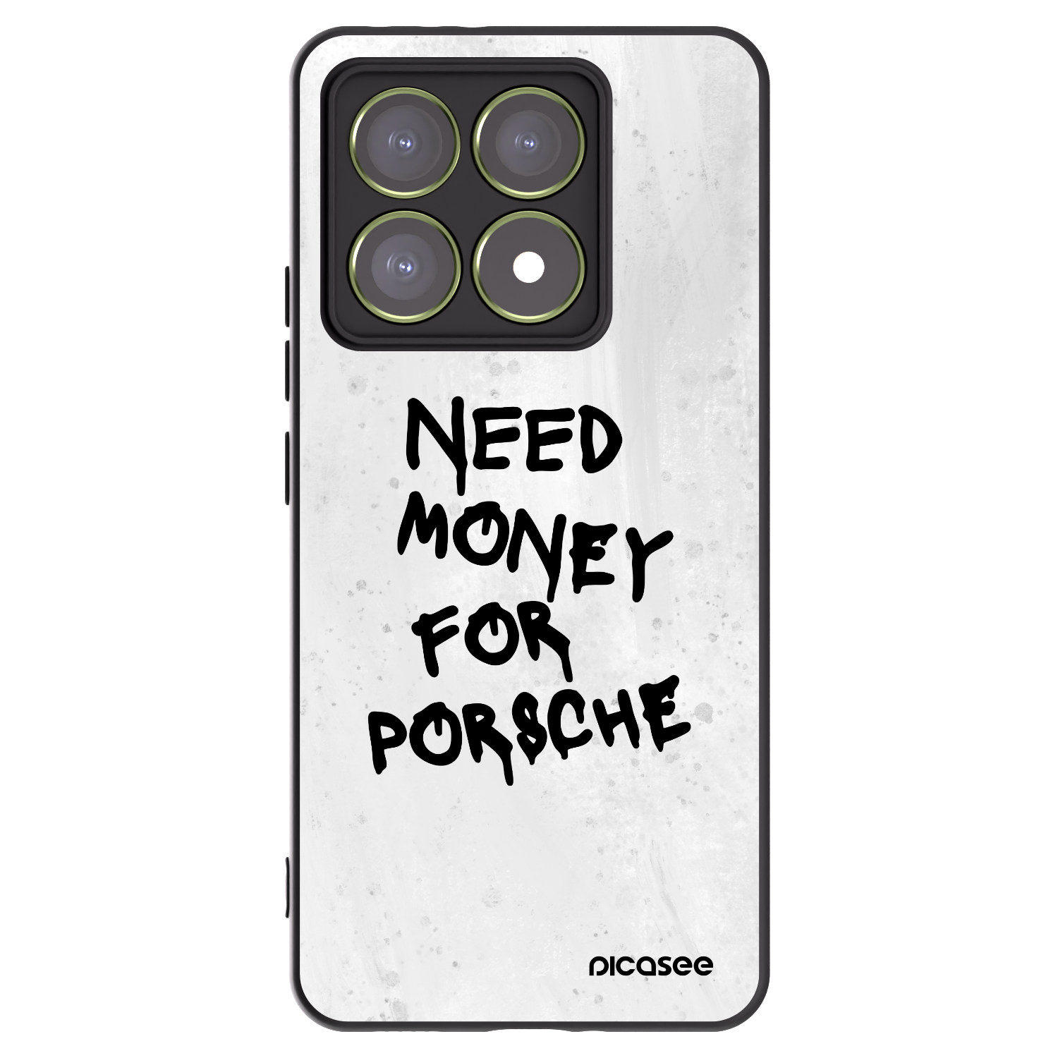 Picasee crna silikonska maskica za Xiaomi 14T - White Dollar