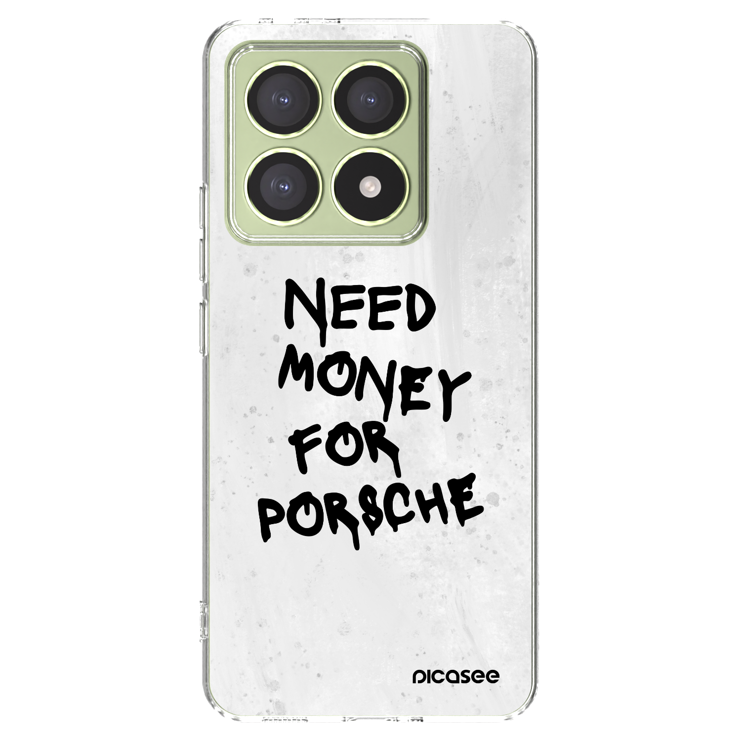 Picasee silikonska prozirna maskica za Xiaomi 14T - White Dollar