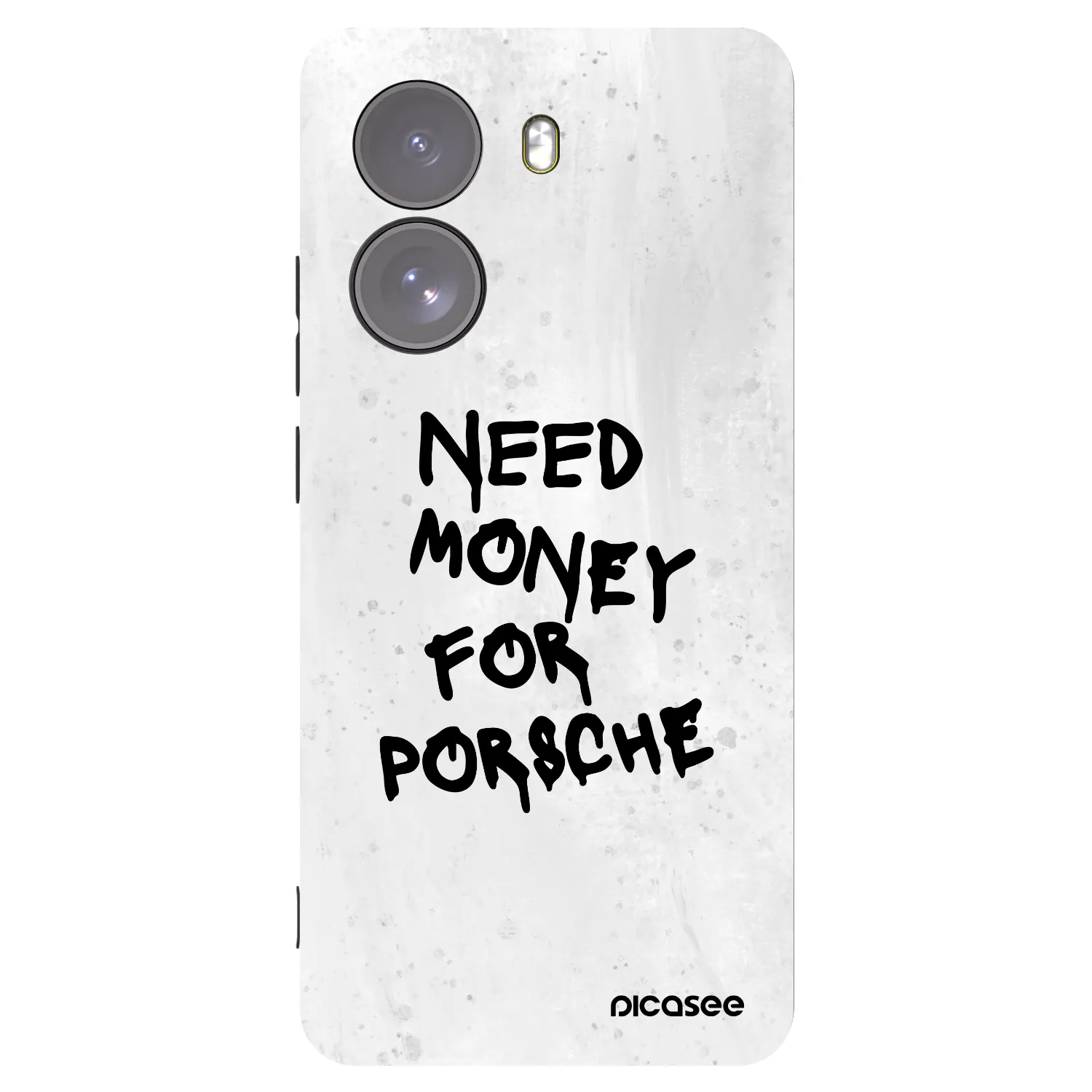 Picasee crna silikonska maskica za Xiaomi Poco X7 - White Dollar