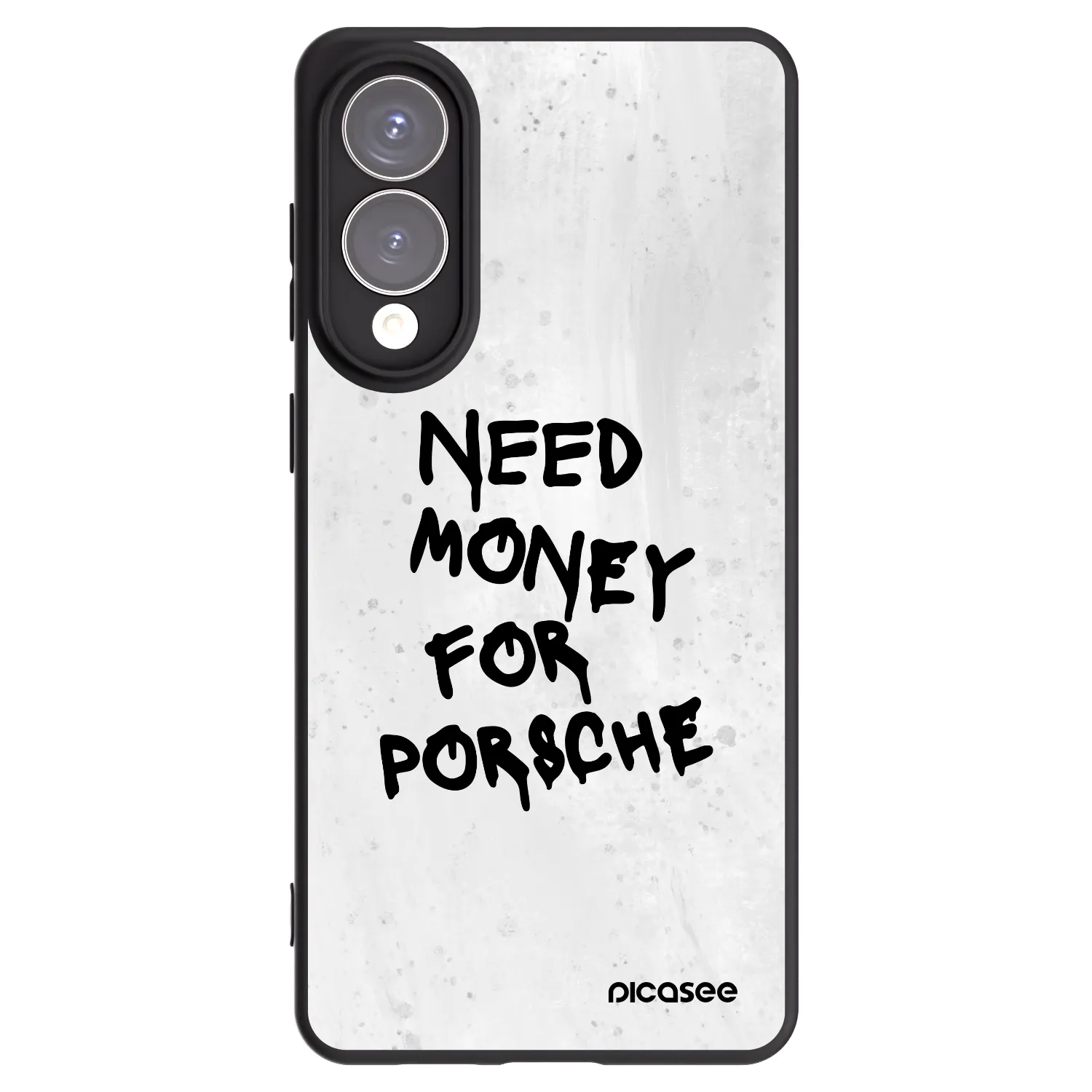 Picasee crna silikonska maskica za Samsung Galaxy S25 Edge 5G - White Dollar