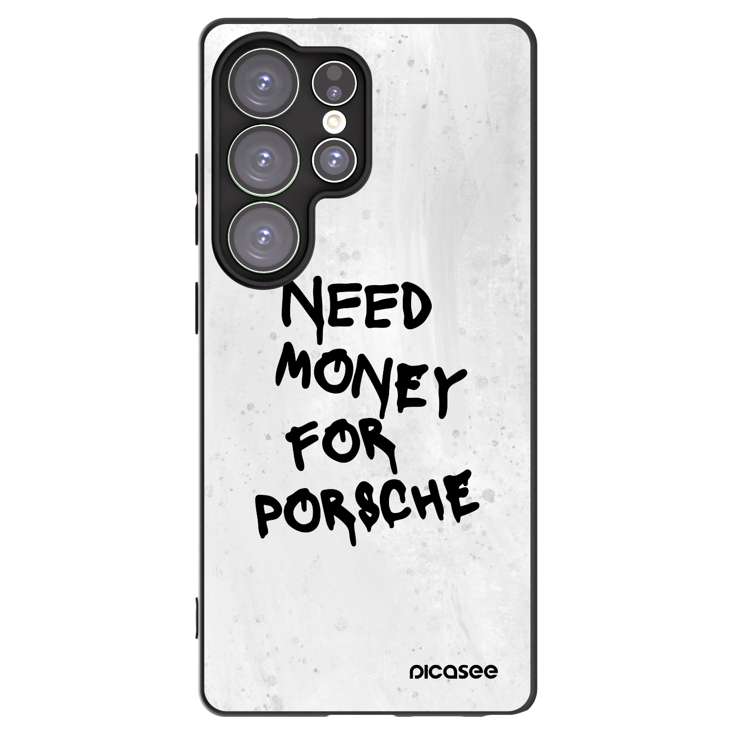 Picasee crna silikonska maskica za Samsung Galaxy S25 Ultra 5G - White Dollar