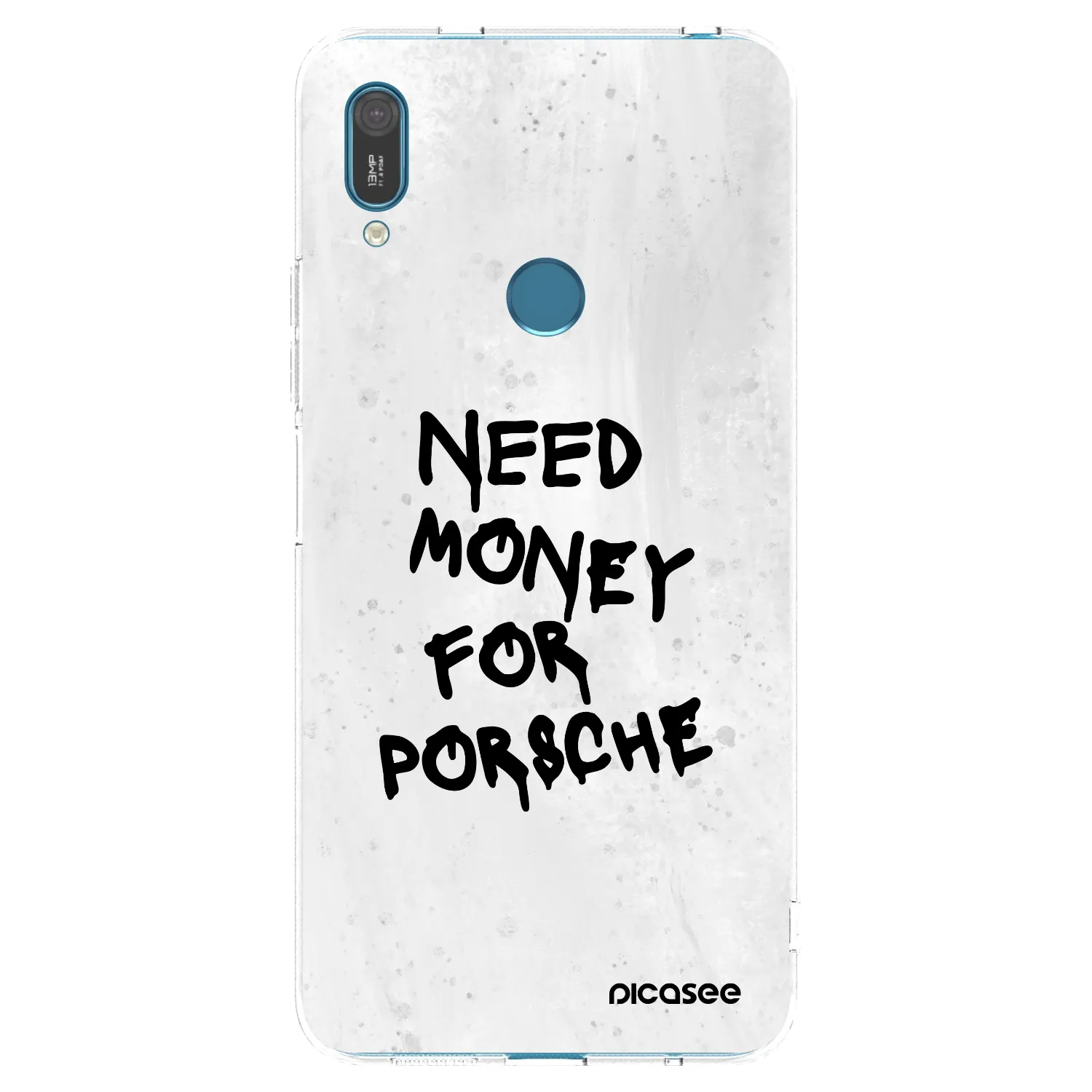Picasee silikonska prozirna maskica za Huawei Y7 2019 - White Dollar