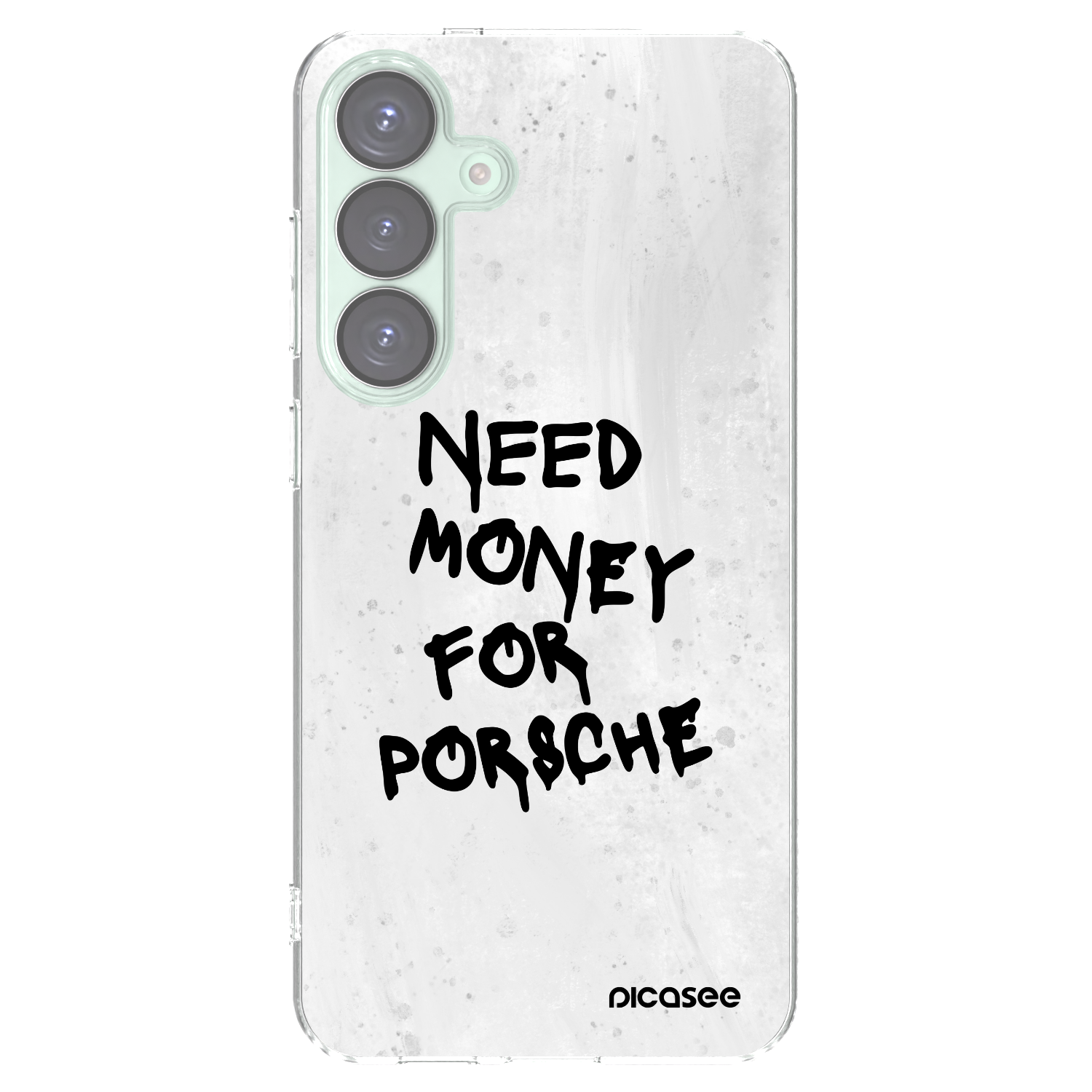 Picasee silikonska prozirna maskica za Samsung Galaxy S25+ 5G - White Dollar