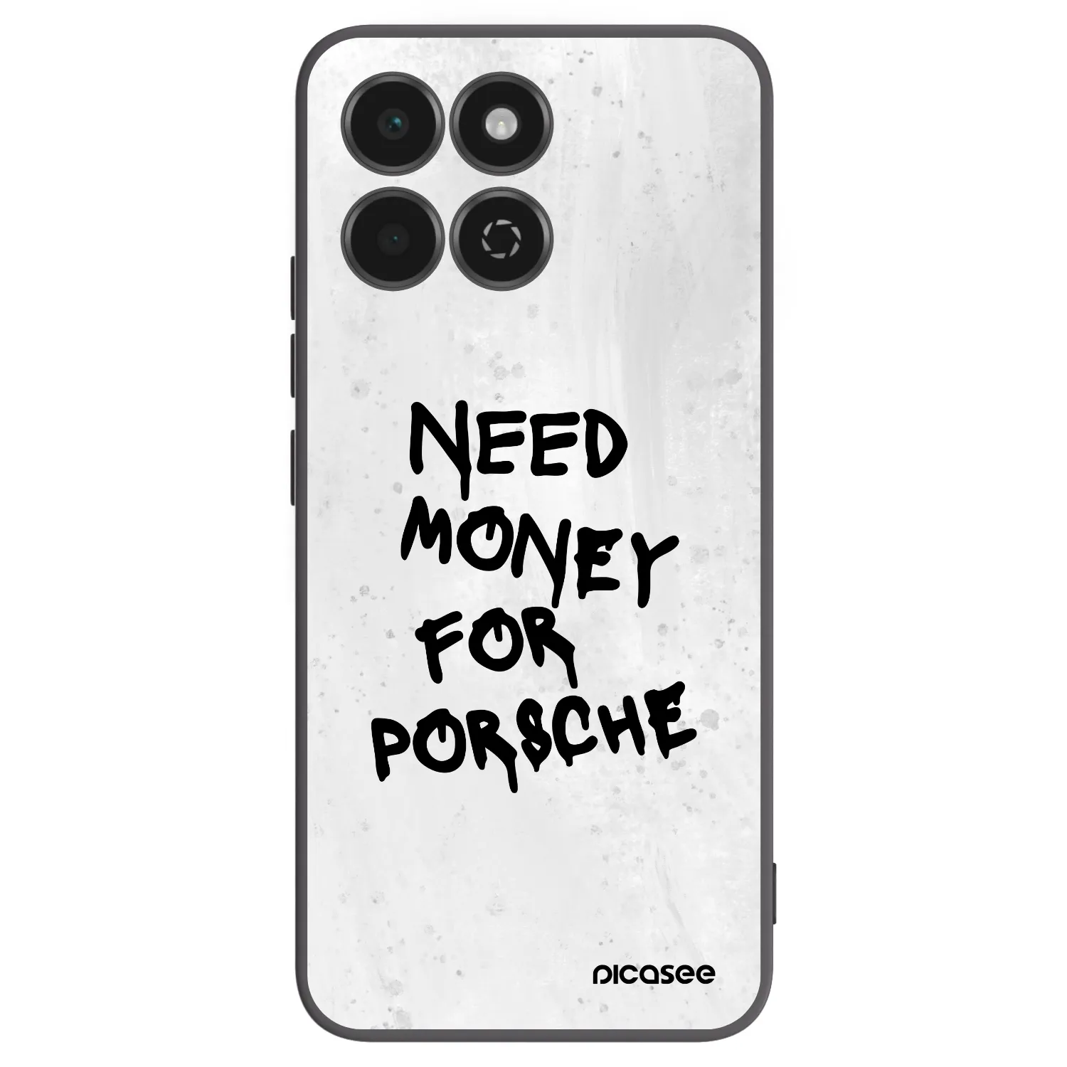 Picasee crna silikonska maskica za Honor 200 Smart 5G - White Dollar
