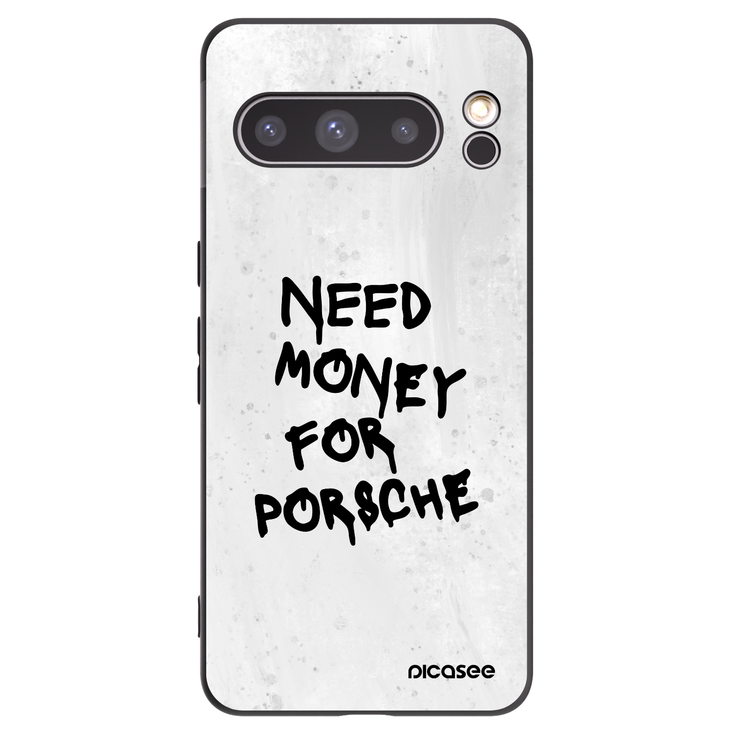 Picasee crna silikonska maskica za Google Pixel 8 Pro - White Dollar