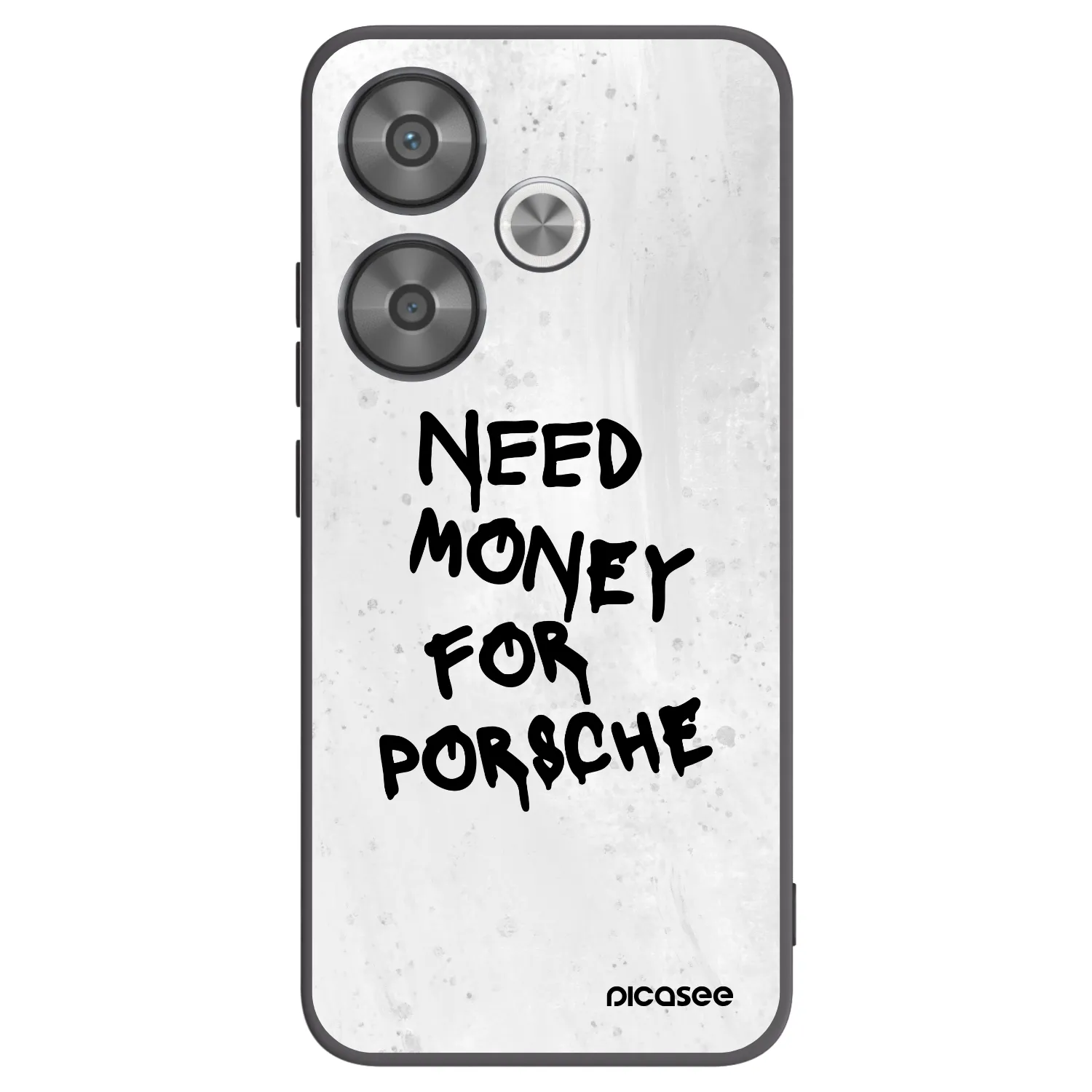Picasee crna silikonska maskica za Xiaomi Poco F6 - White Dollar