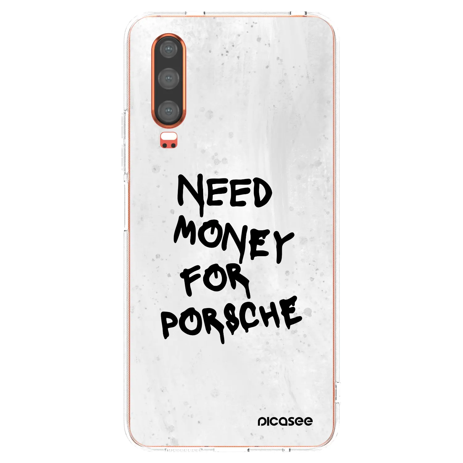 Picasee silikonska prozirna maskica za Huawei P30 - White Dollar