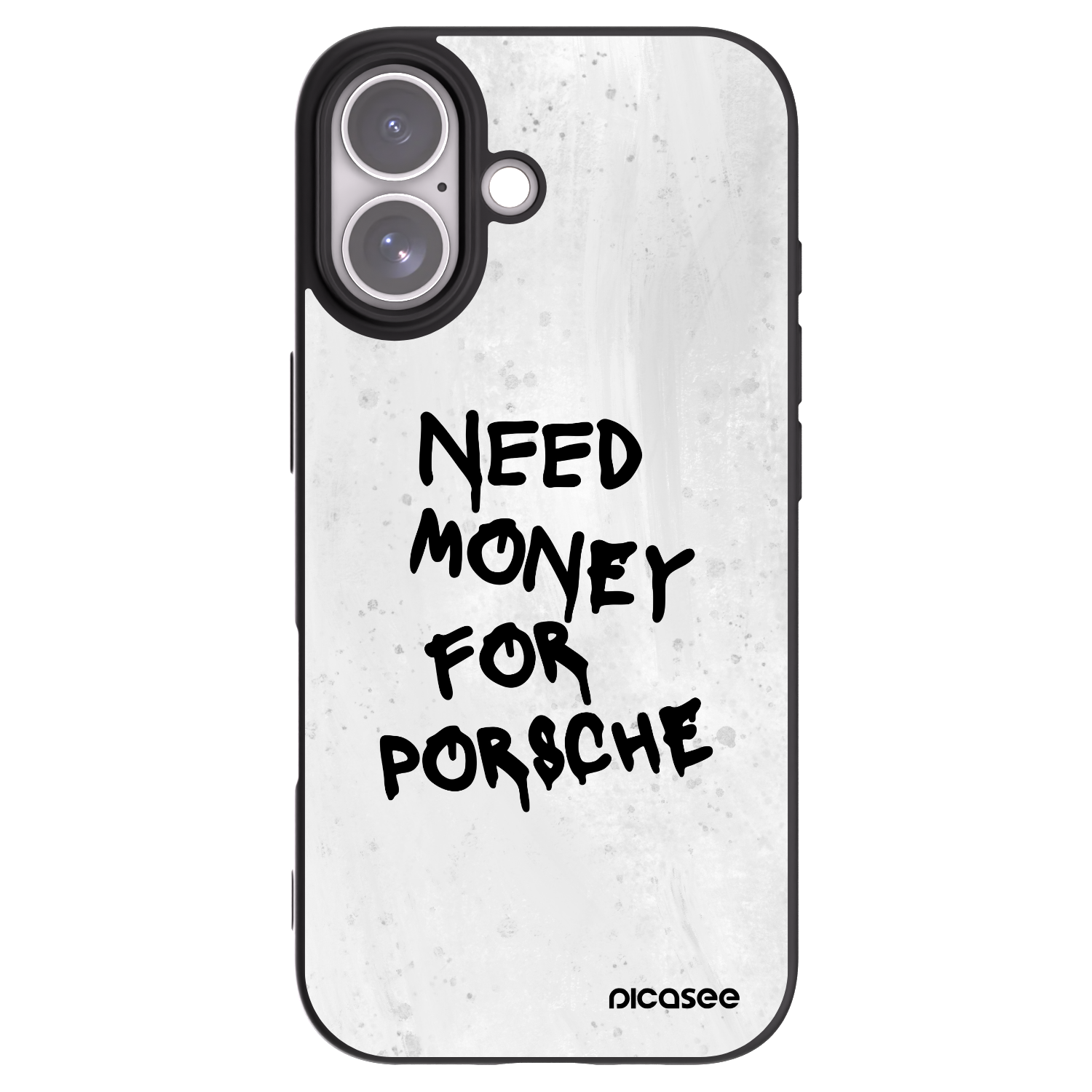 Picasee crna silikonska maskica za Apple iPhone 17 - White Dollar