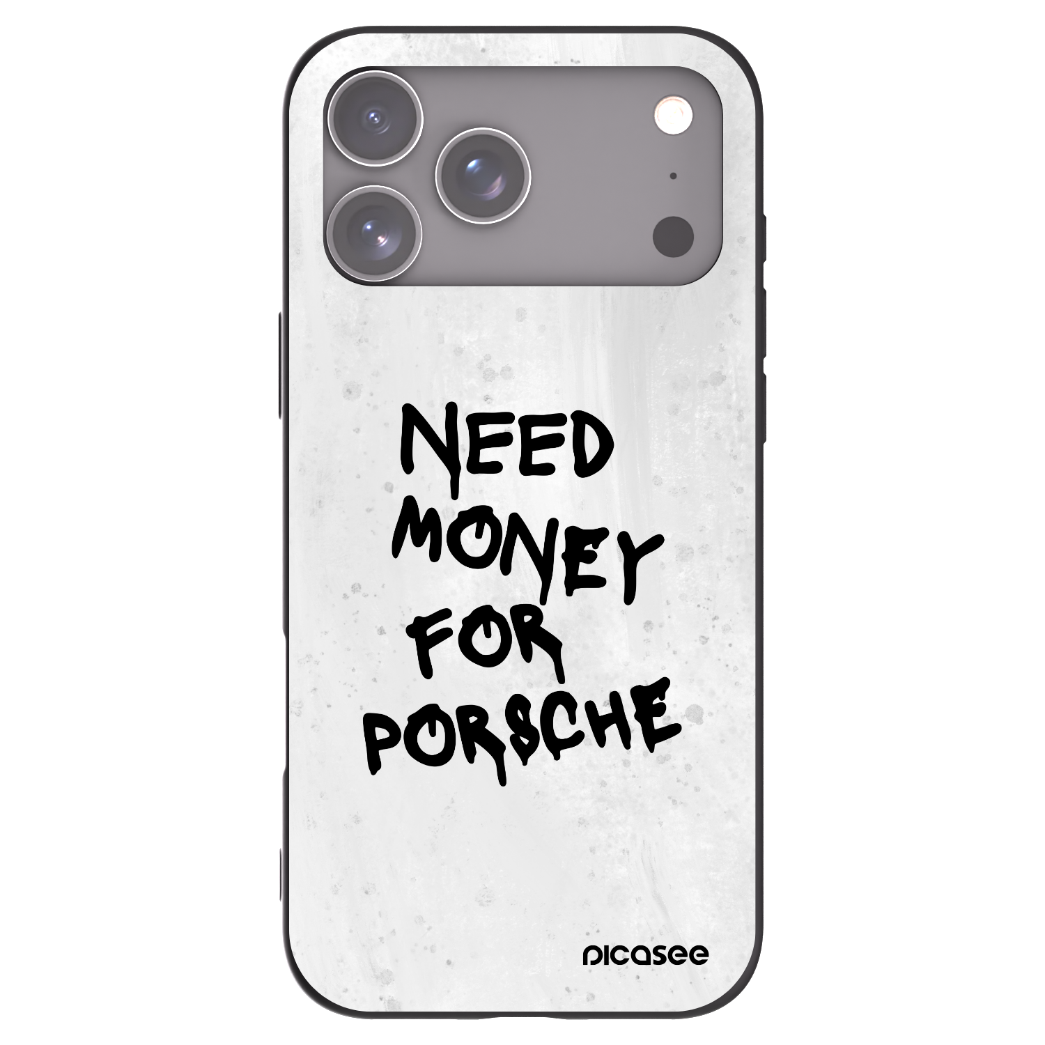 Picasee crna silikonska maskica za Apple iPhone 17 Pro Max - White Dollar