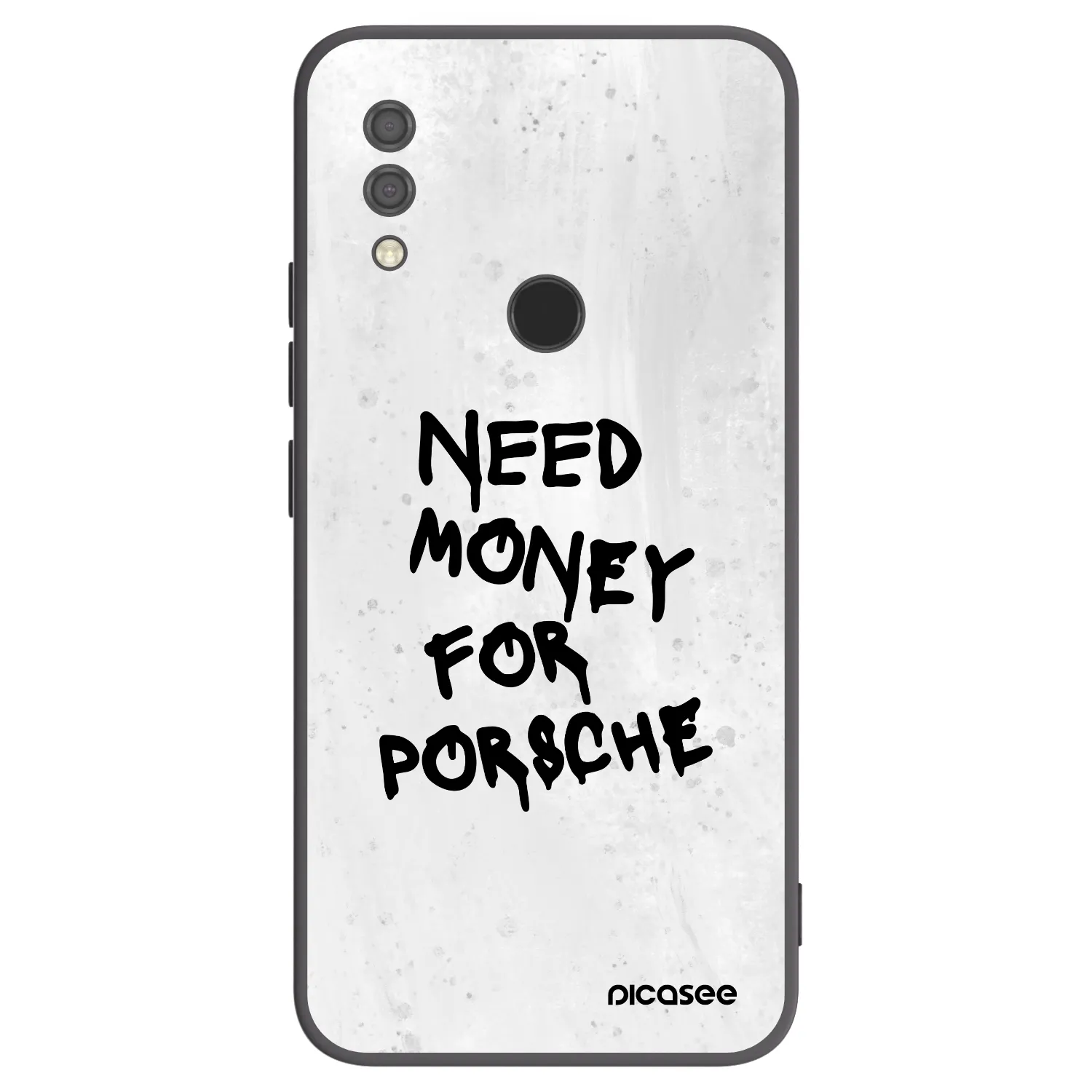 Picasee crna silikonska maskica za Xiaomi Redmi 7 - White Dollar