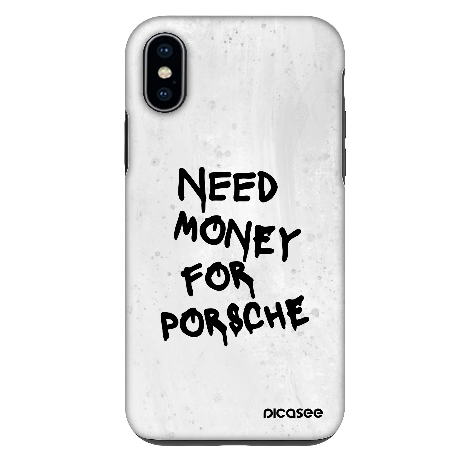 Picasee Fashion Case za Apple iPhone X/XS - White Dollar