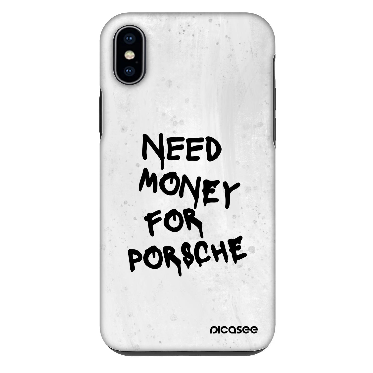 Picasee Fashion Case za Apple iPhone XS Max - White Dollar
