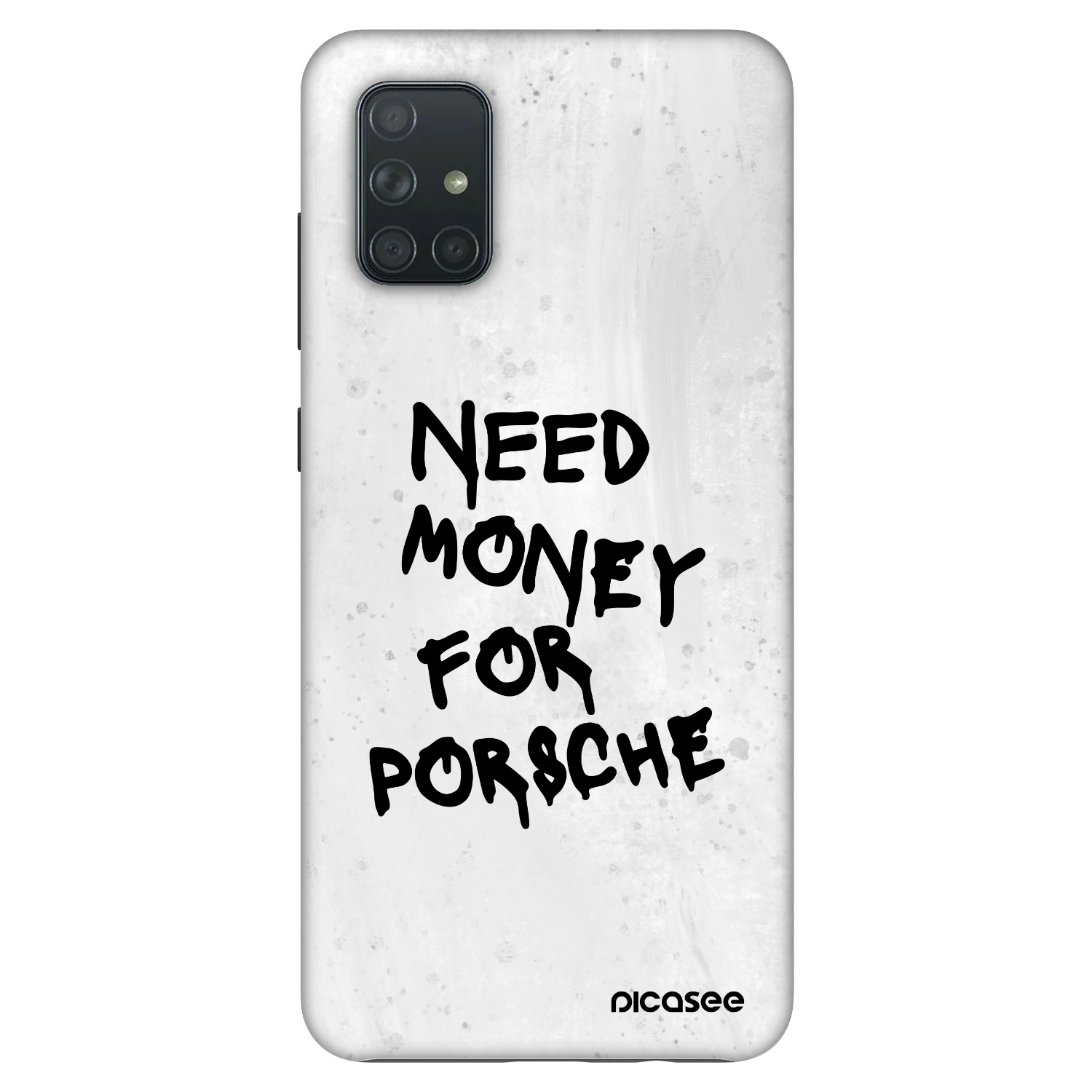 Picasee Fashion Case za Samsung Galaxy A71 A715F - White Dollar
