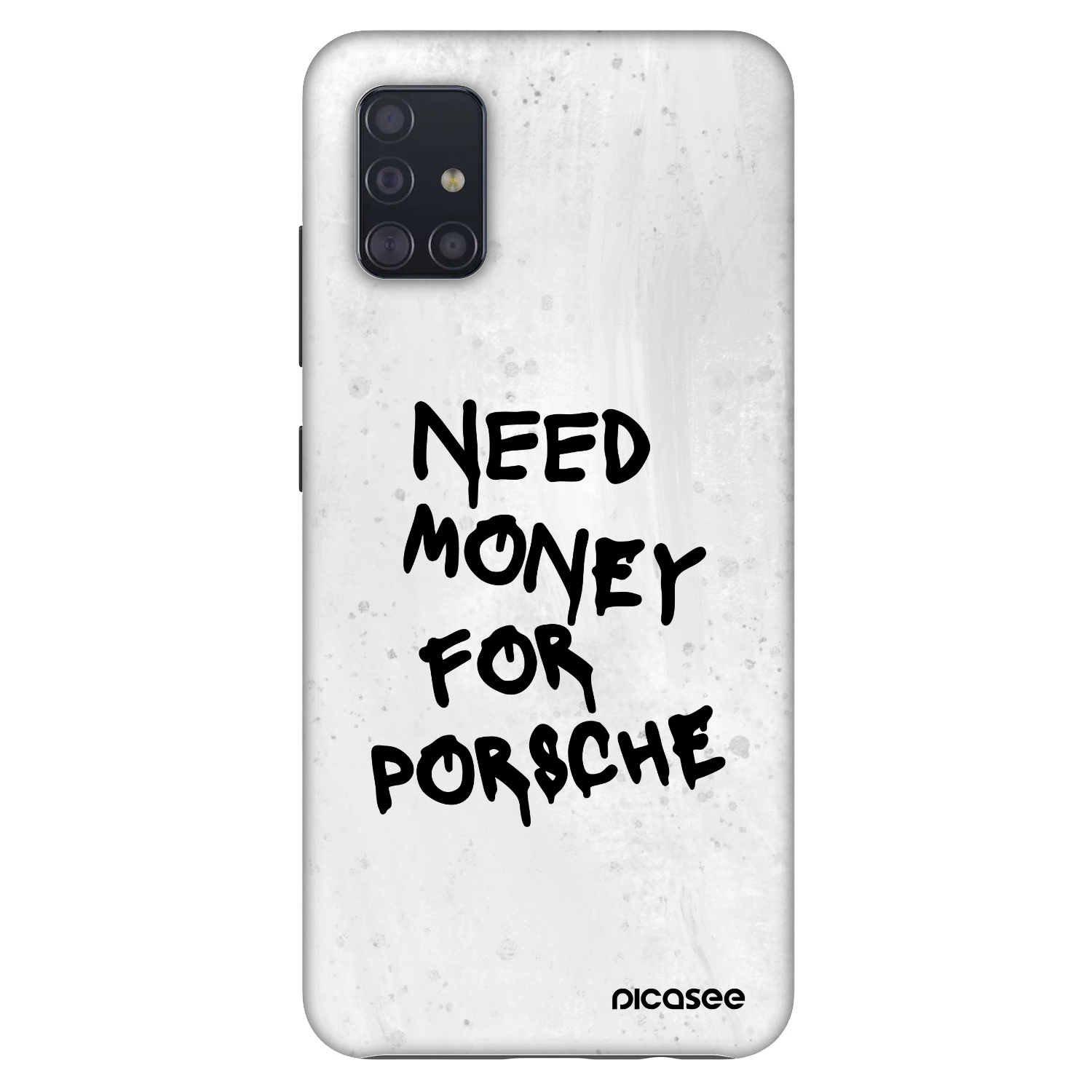 Picasee Fashion Case za Samsung Galaxy A51 A515F - White Dollar