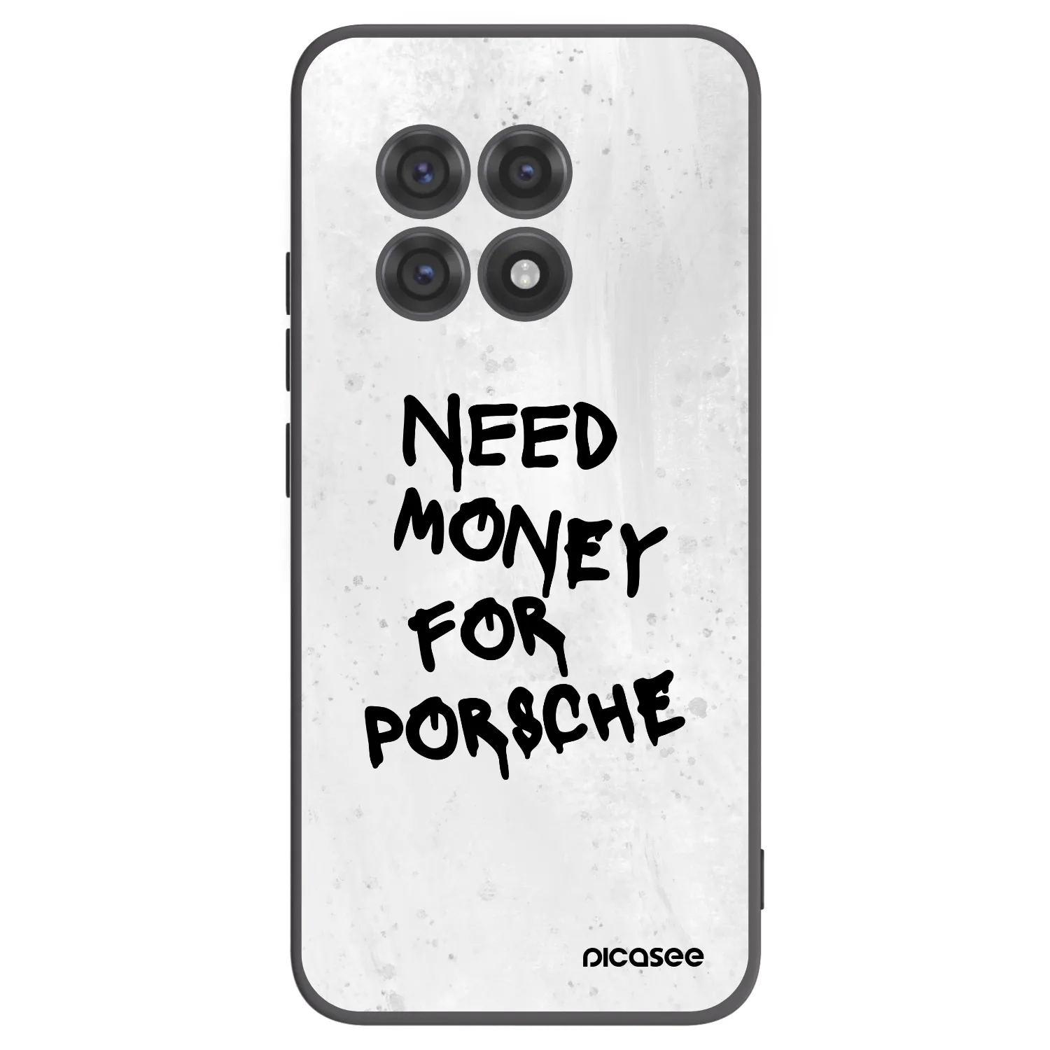 Picasee crna silikonska maskica za OnePlus 13R 5G - White Dollar