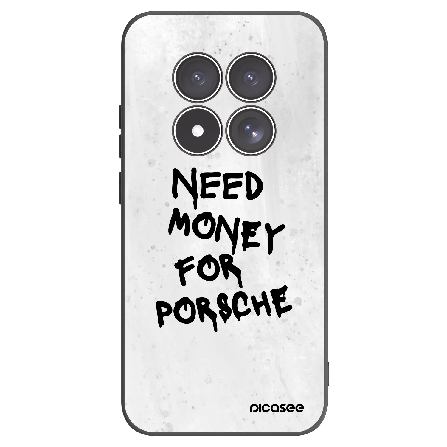 Picasee crna silikonska maskica za Xiaomi Redmi Note 15 Pro 4G - White Dollar