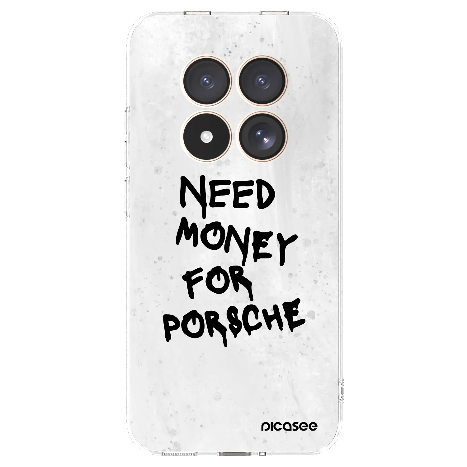 Picasee silikonska prozirna maskica za Xiaomi Redmi Note 15 Pro 4G - White Dollar