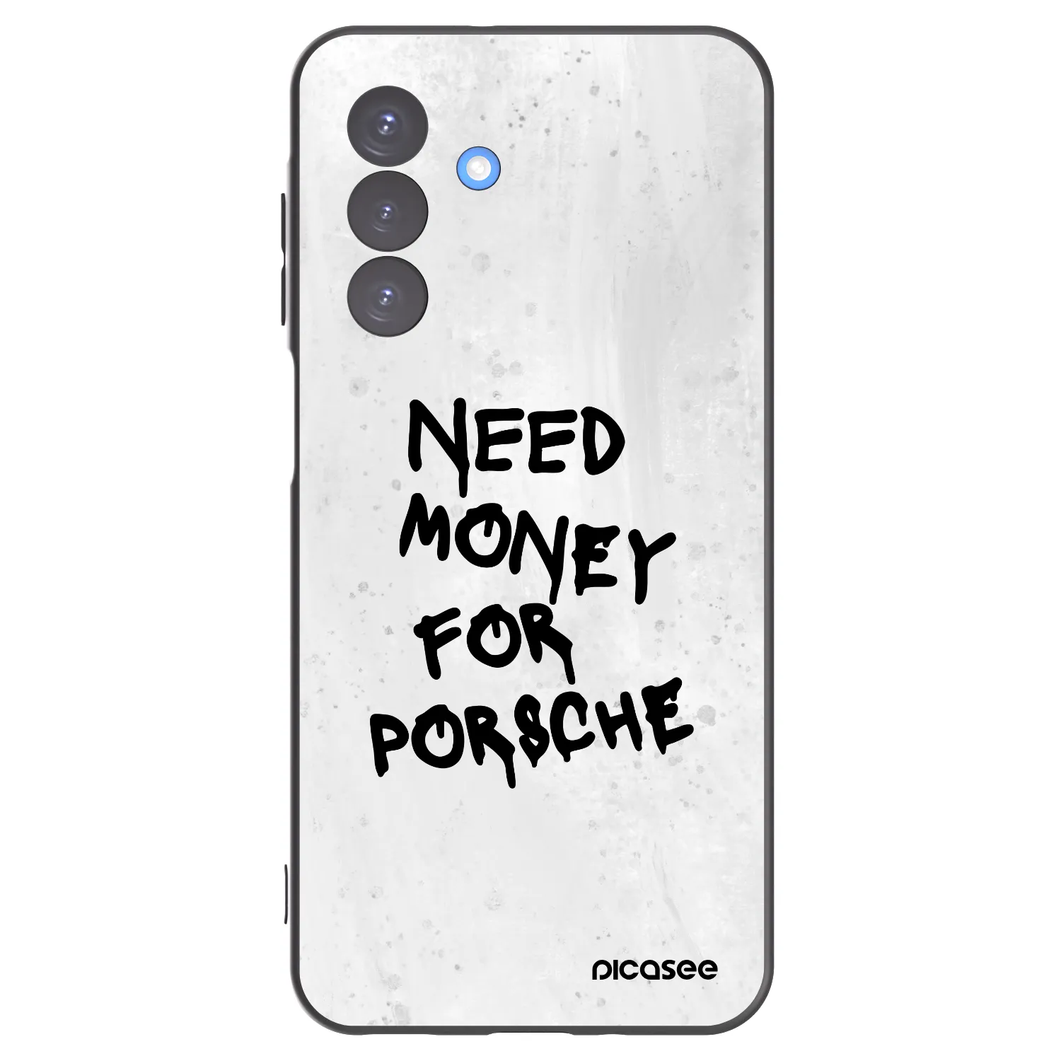 Picasee crna silikonska maskica za Samsung Galaxy A17 5G - White Dollar