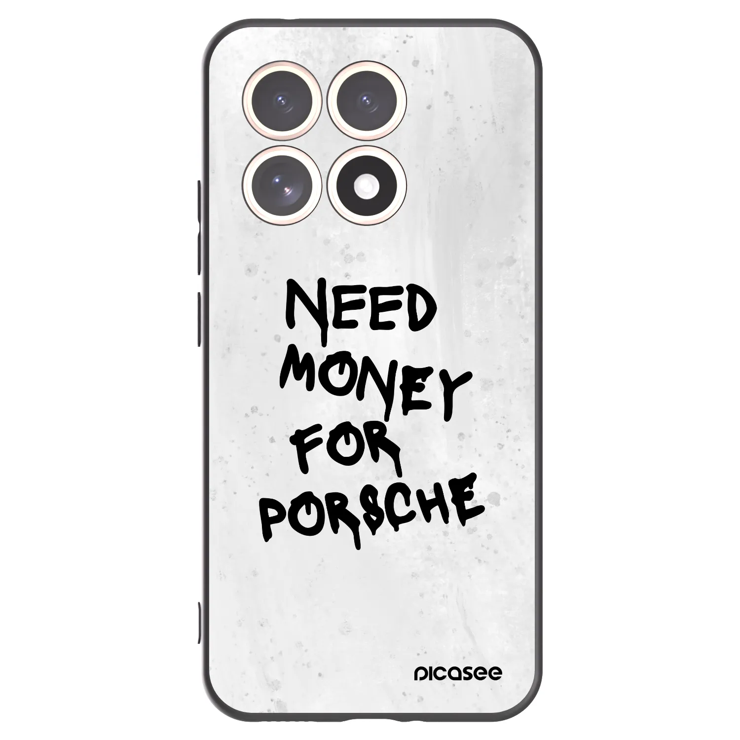 Picasee crna silikonska maskica za Xiaomi 15T - White Dollar