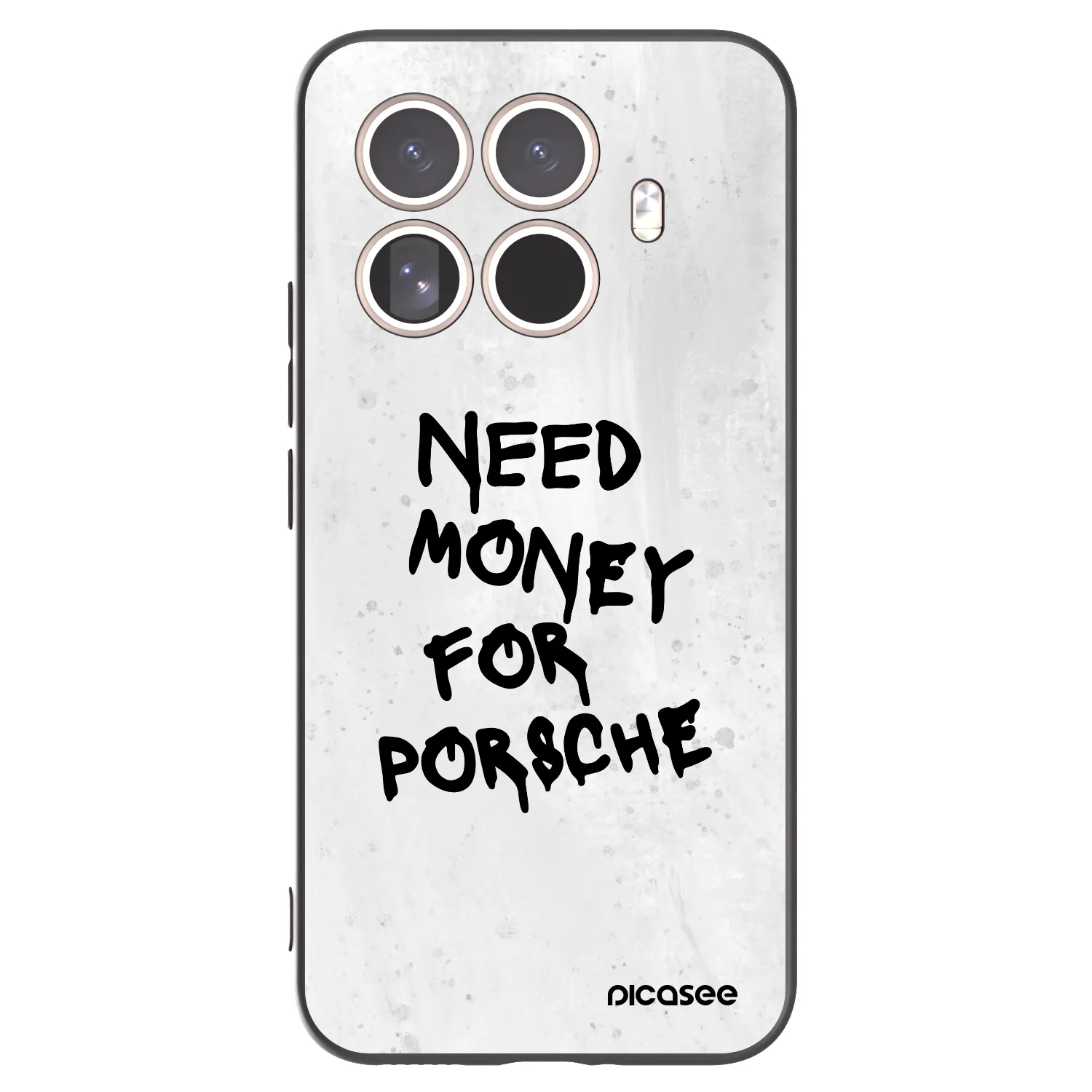 Picasee crna silikonska maskica za Xiaomi 15T Pro - White Dollar