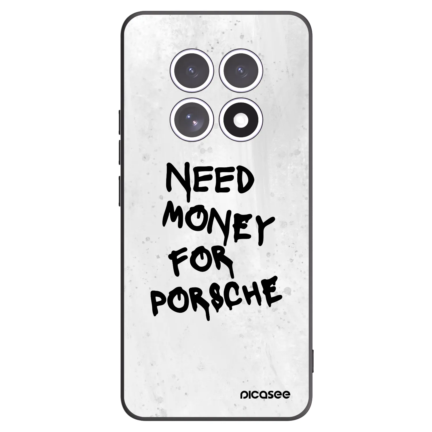 Picasee crna silikonska maskica za Xiaomi Redmi Note 15 - White Dollar