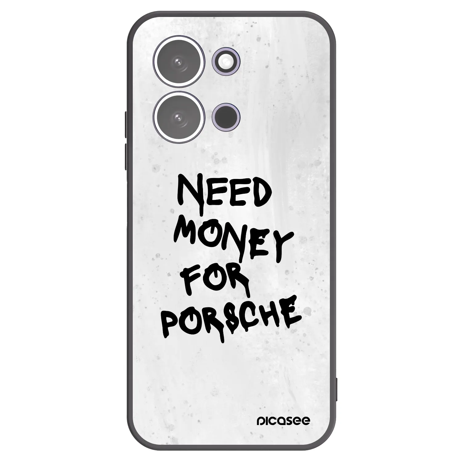 Picasee crna silikonska maskica za Xiaomi Redmi 15C 5G - White Dollar