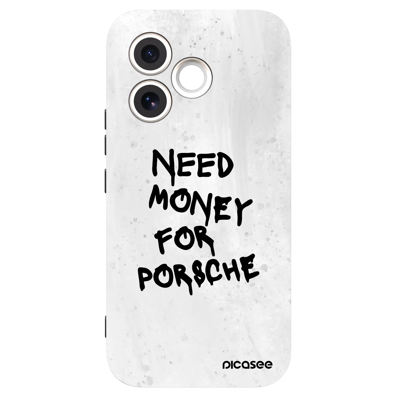 Picasee crna silikonska maskica za Honor 600 Lite - White Dollar