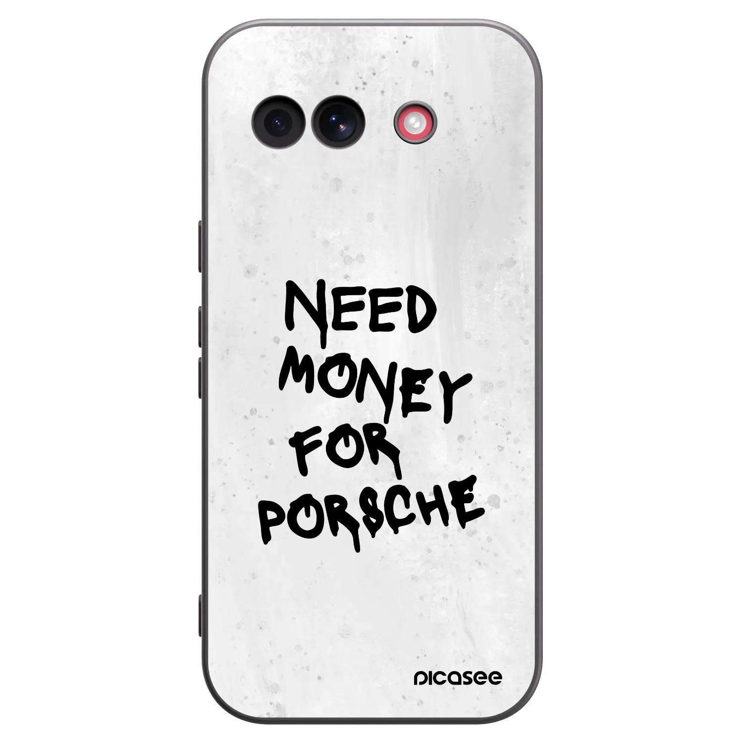Picasee crna silikonska maskica za Google Pixel 10a - White Dollar