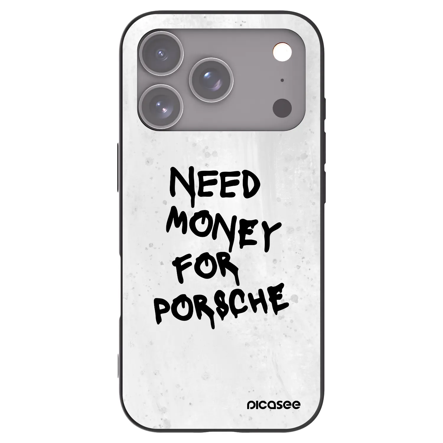 Picasee crna silikonska maskica za Apple iPhone 18 Pro - White Dollar