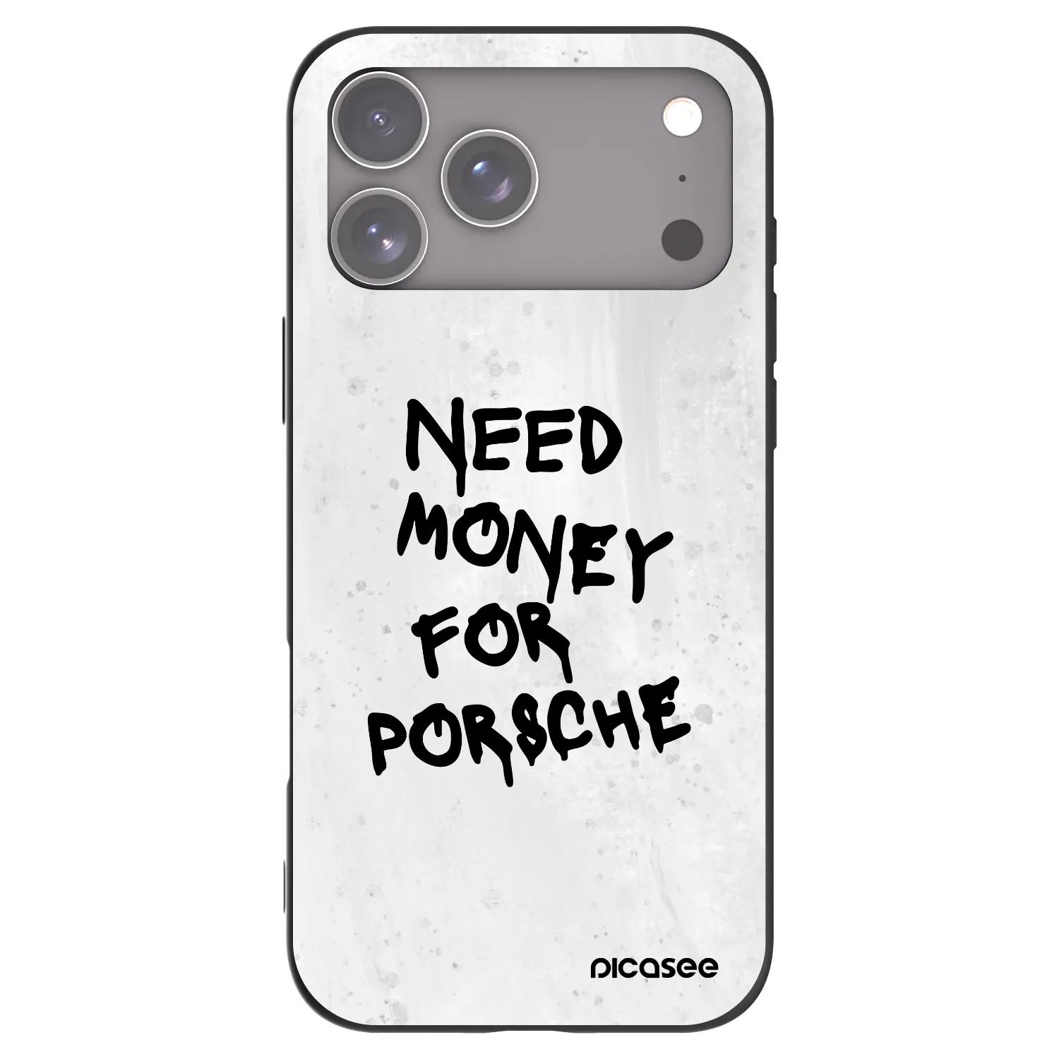 Picasee crna silikonska maskica za Apple iPhone 18 Pro Max - White Dollar