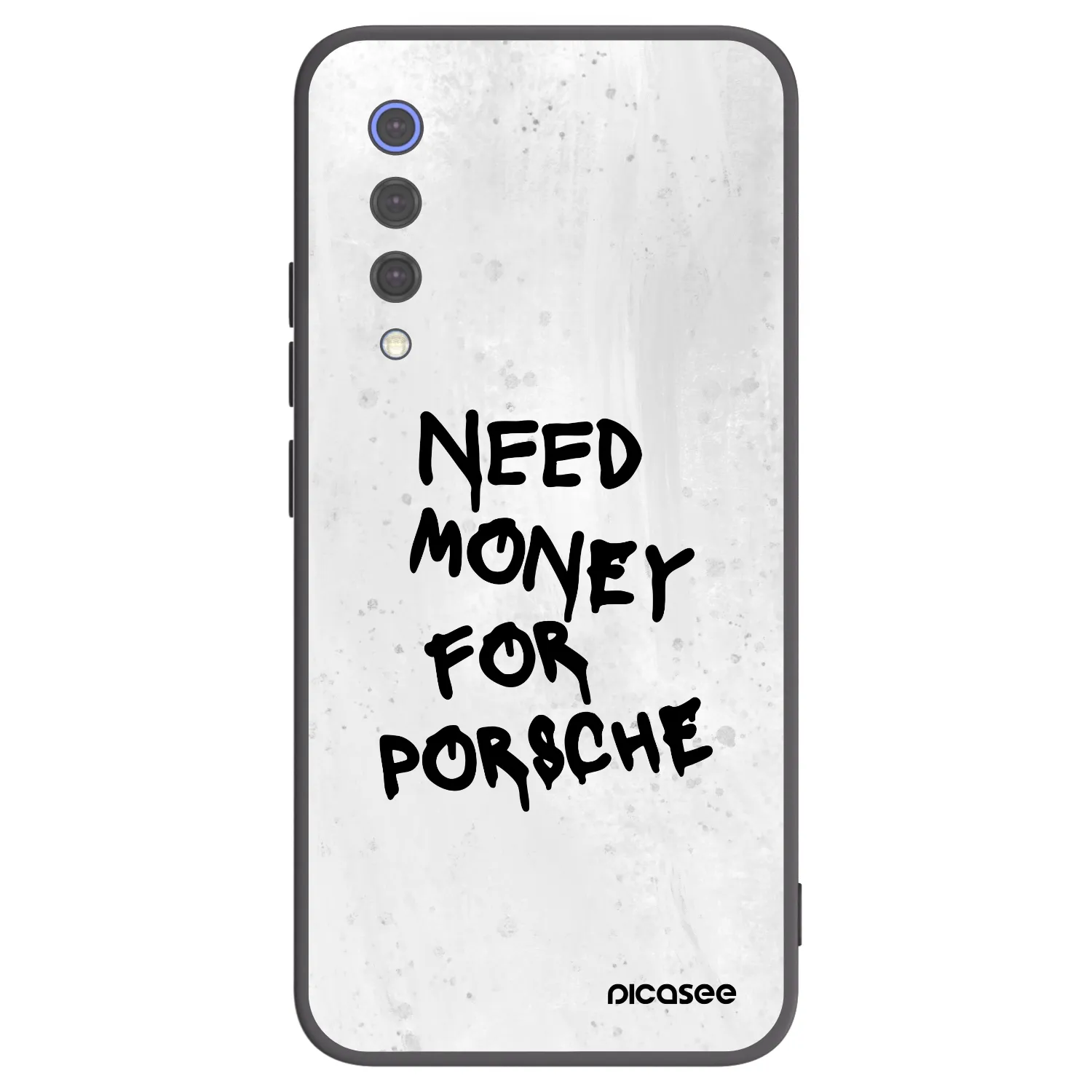 Picasee crna silikonska maskica za Xiaomi Mi 9 SE - White Dollar