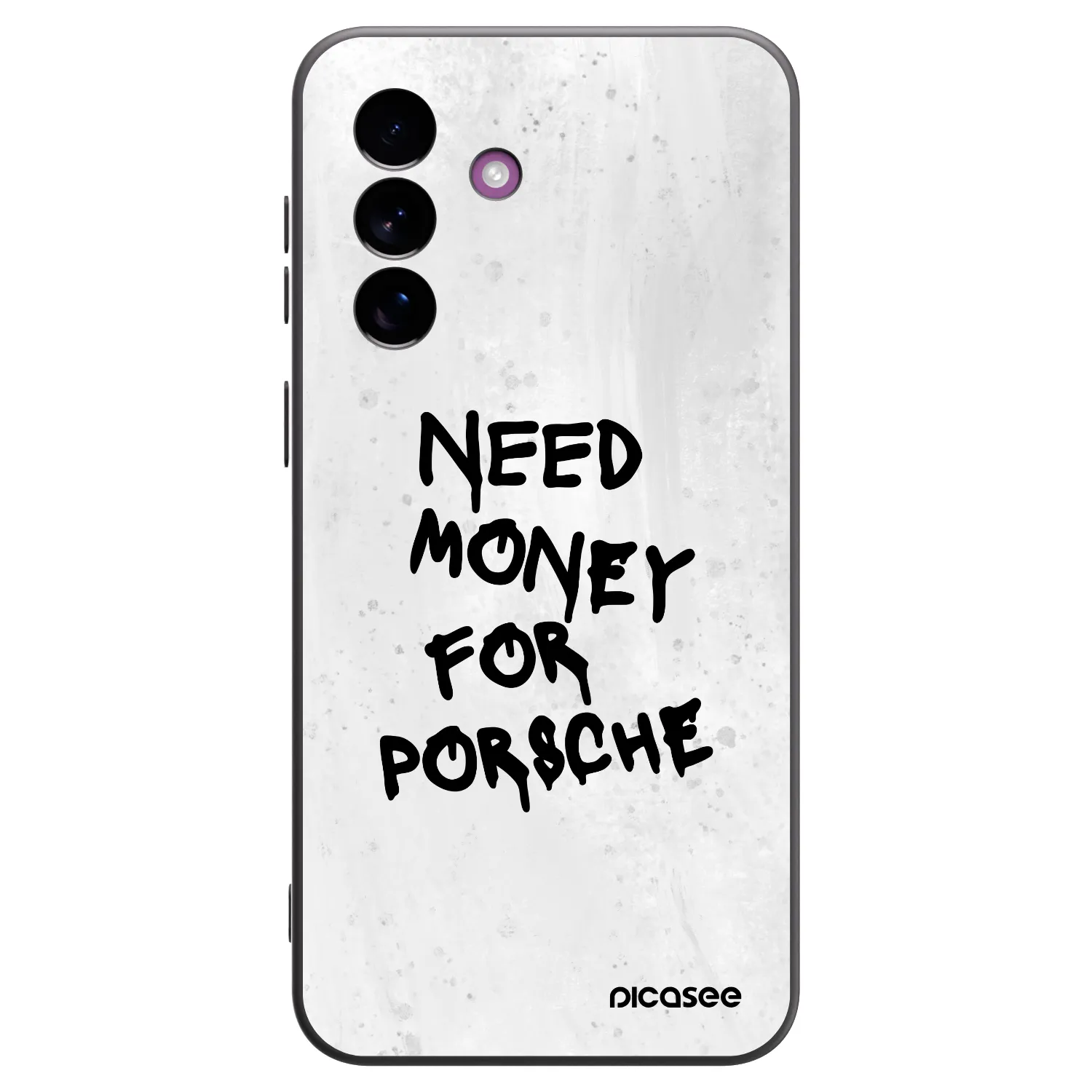 Picasee crna silikonska maskica za Samsung Galaxy A37 - White Dollar