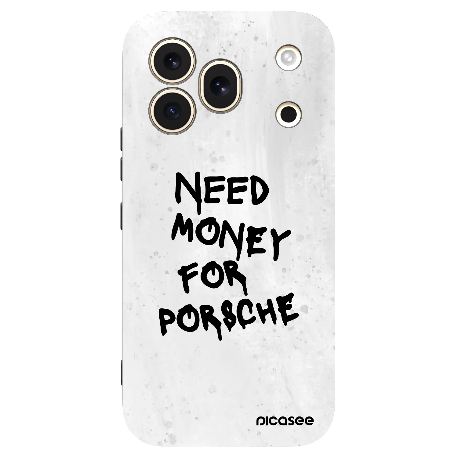 Picasee crna silikonska maskica za Honor 600 Pro - White Dollar